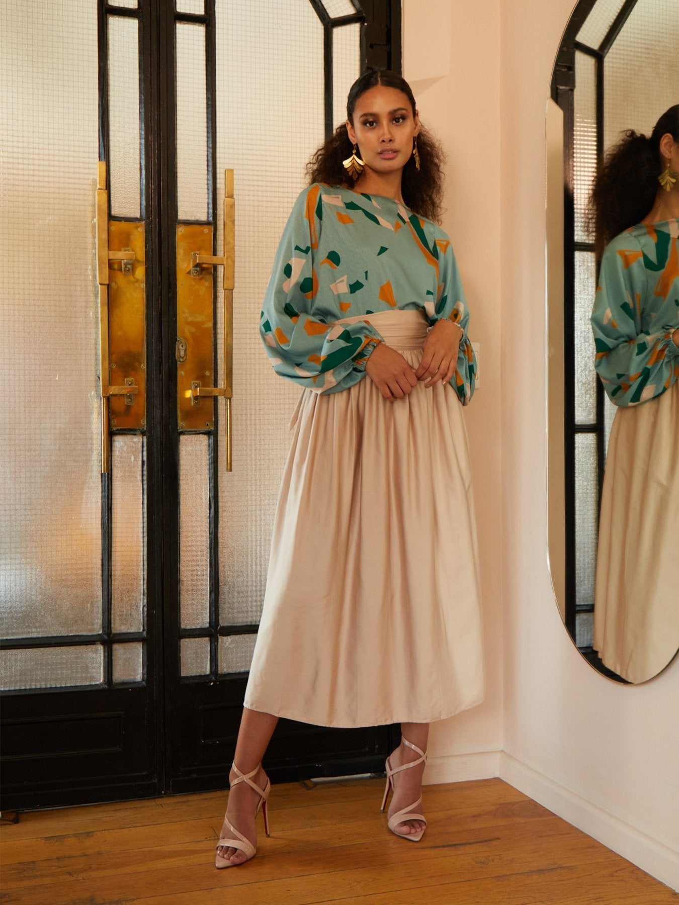 Reem Top - Saly Vert - diarrablu