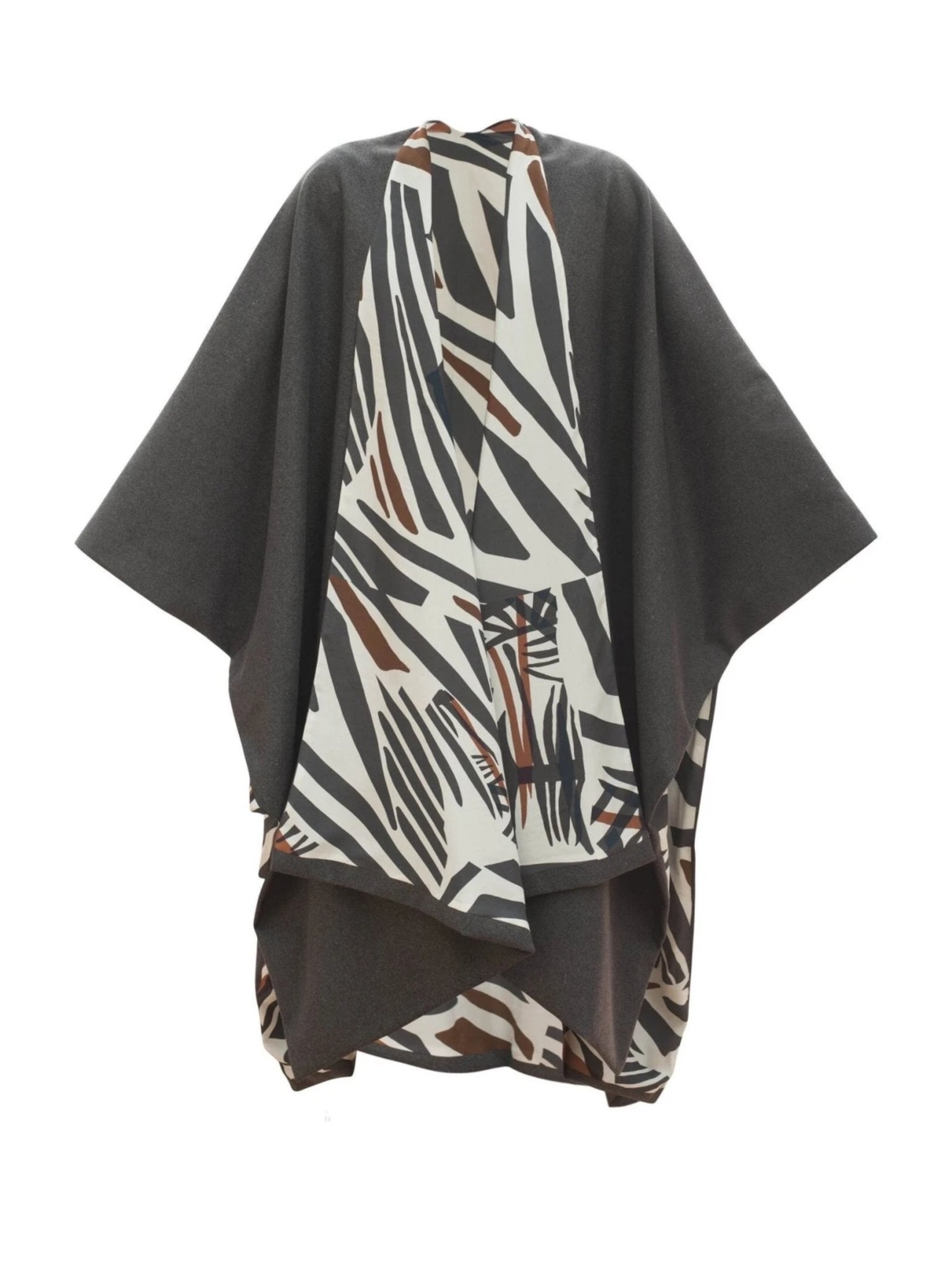 Reversible Amy Ben Poncho - Zena White - diarrablu