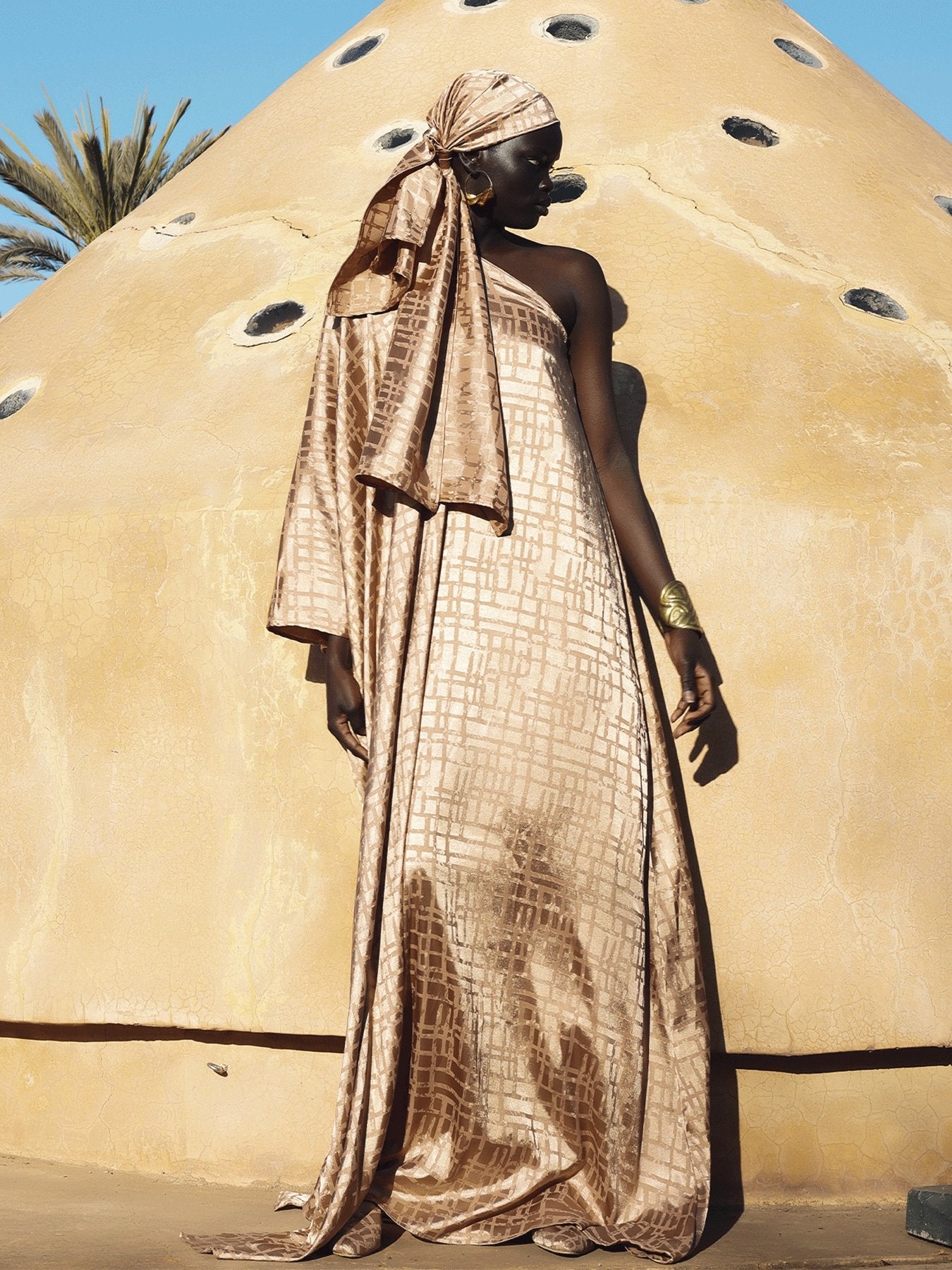 Satu Dress - Dhaw Gold - diarrablu