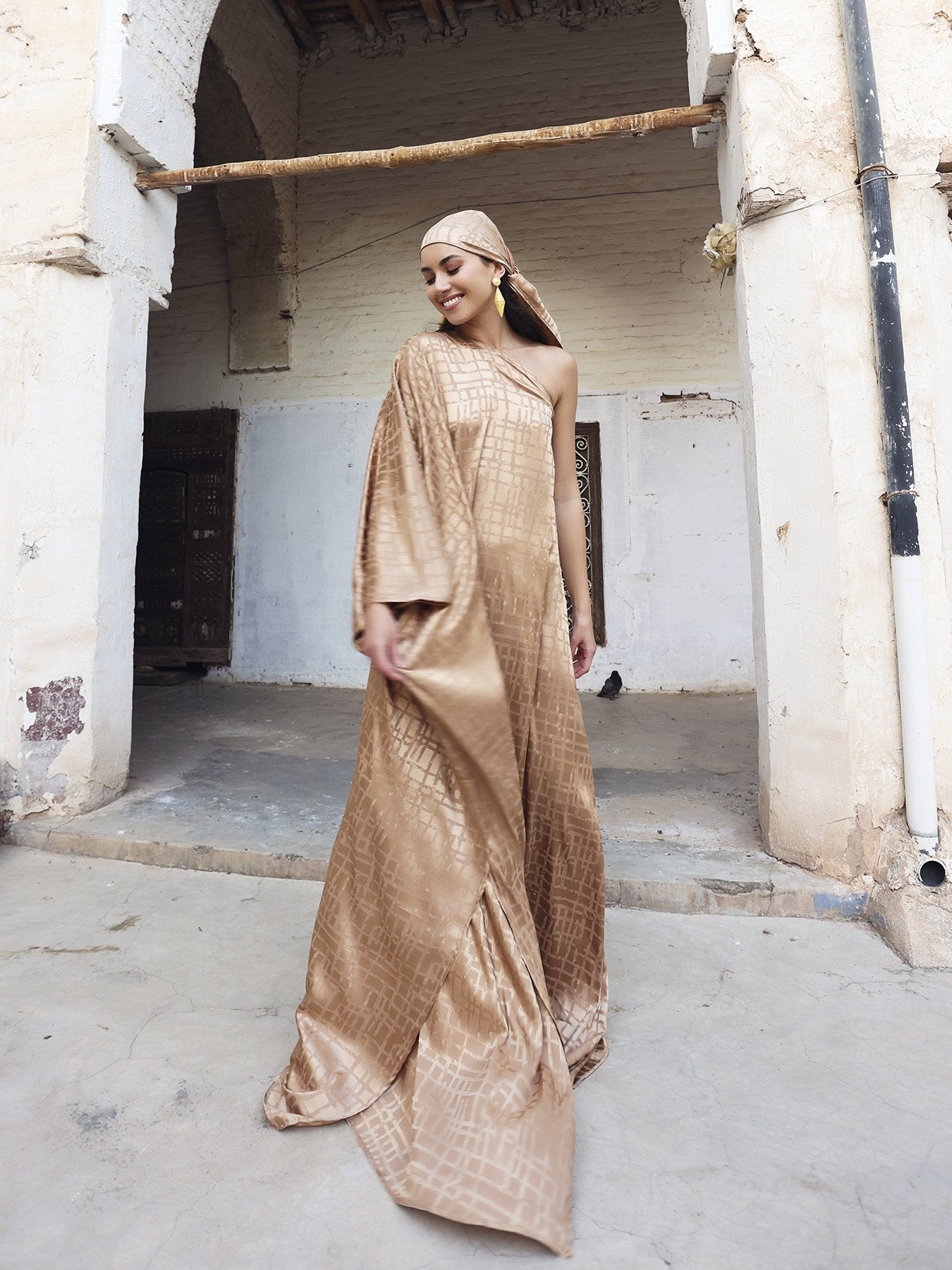 Satu Dress - Dhaw Gold - diarrablu