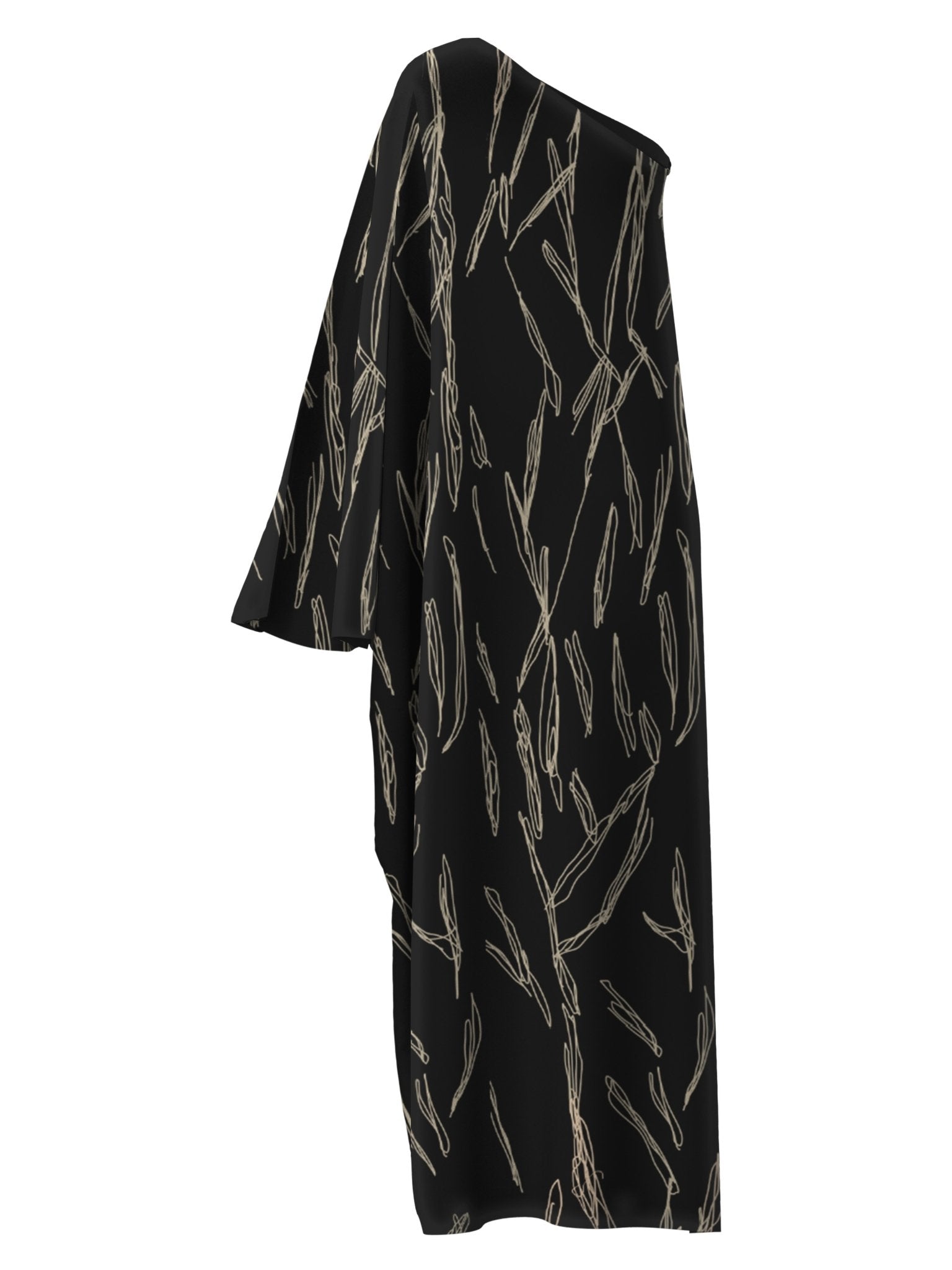 Satu Dress - Scribble Noir - diarrablu