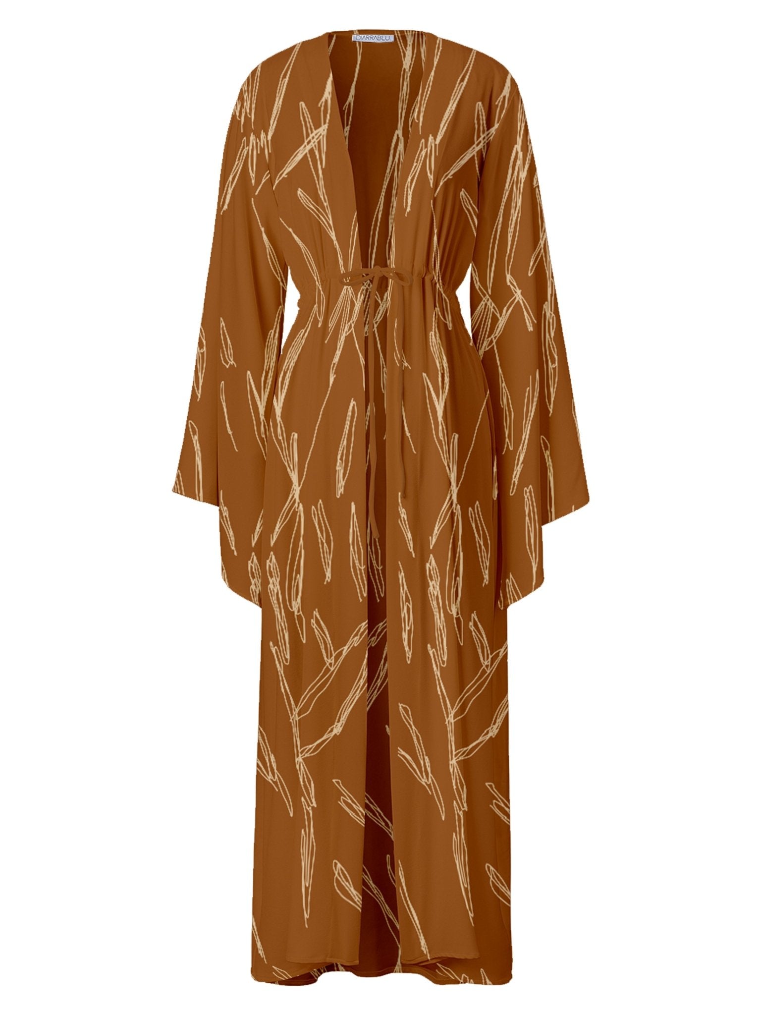 Sirene Kimono - Scribble Rust - diarrablu