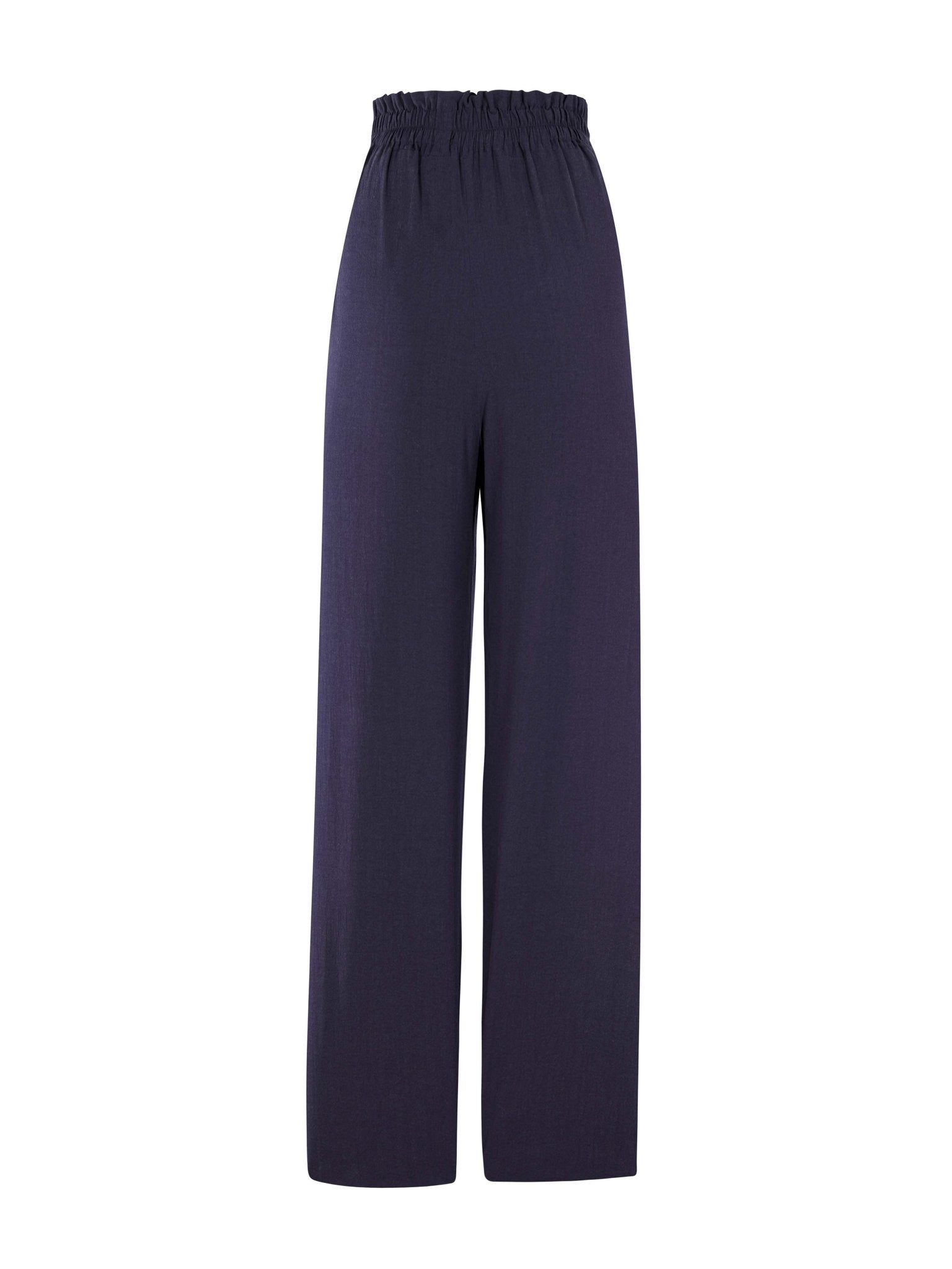 Sustainable Leer Pants - NAVY - diarrablu