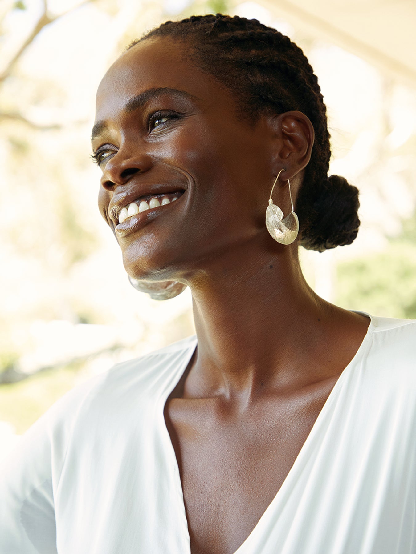 Sustainable Maya Dress - Solid Blanc - diarrablu