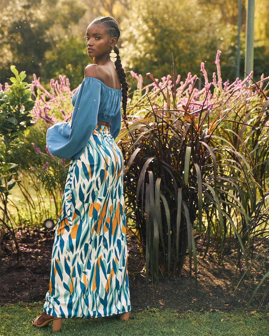 Sustainable Naka Top - Solid Teal - diarrablu