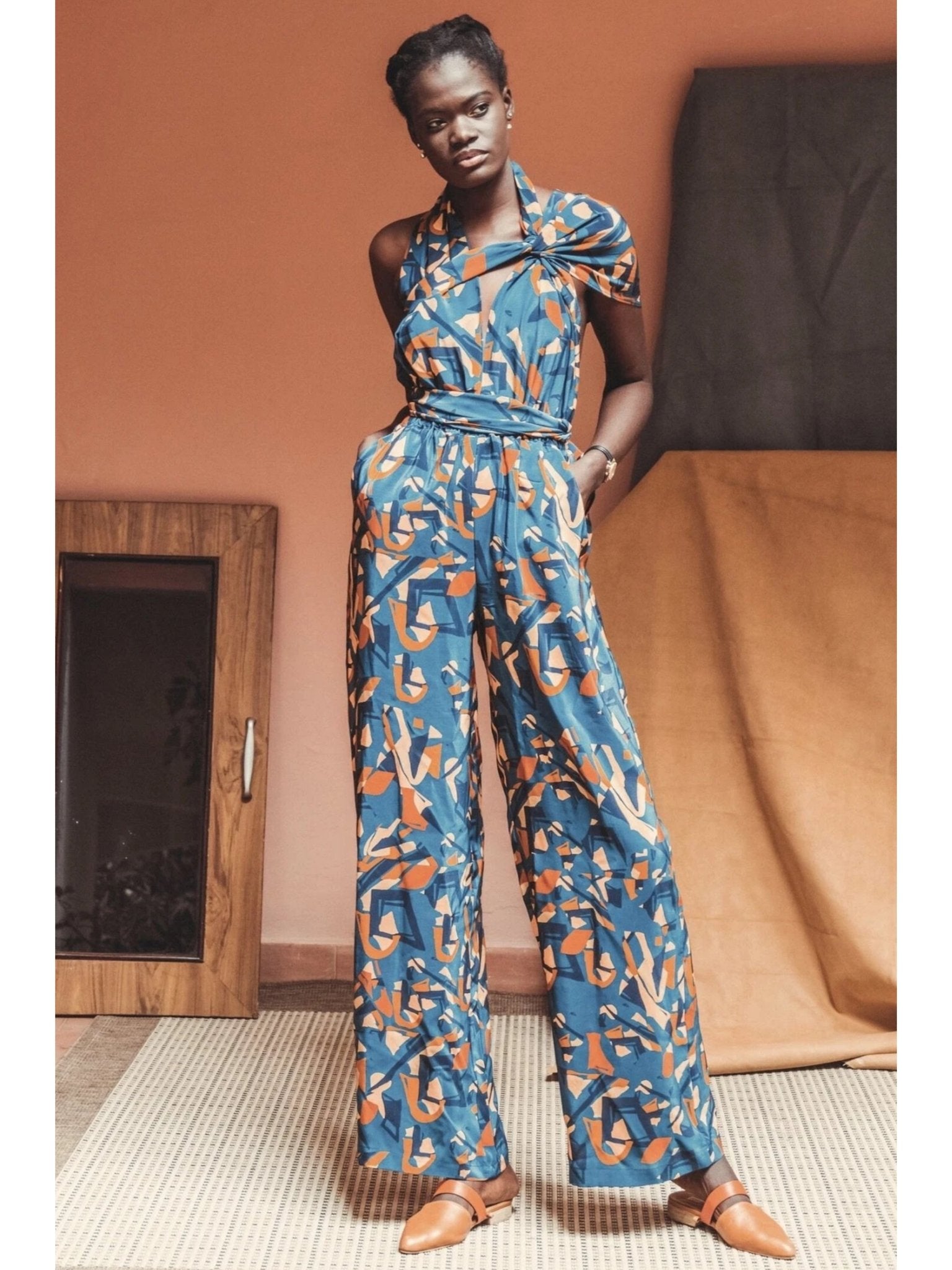 Umy Jumpsuit - Walo Teal - diarrablu