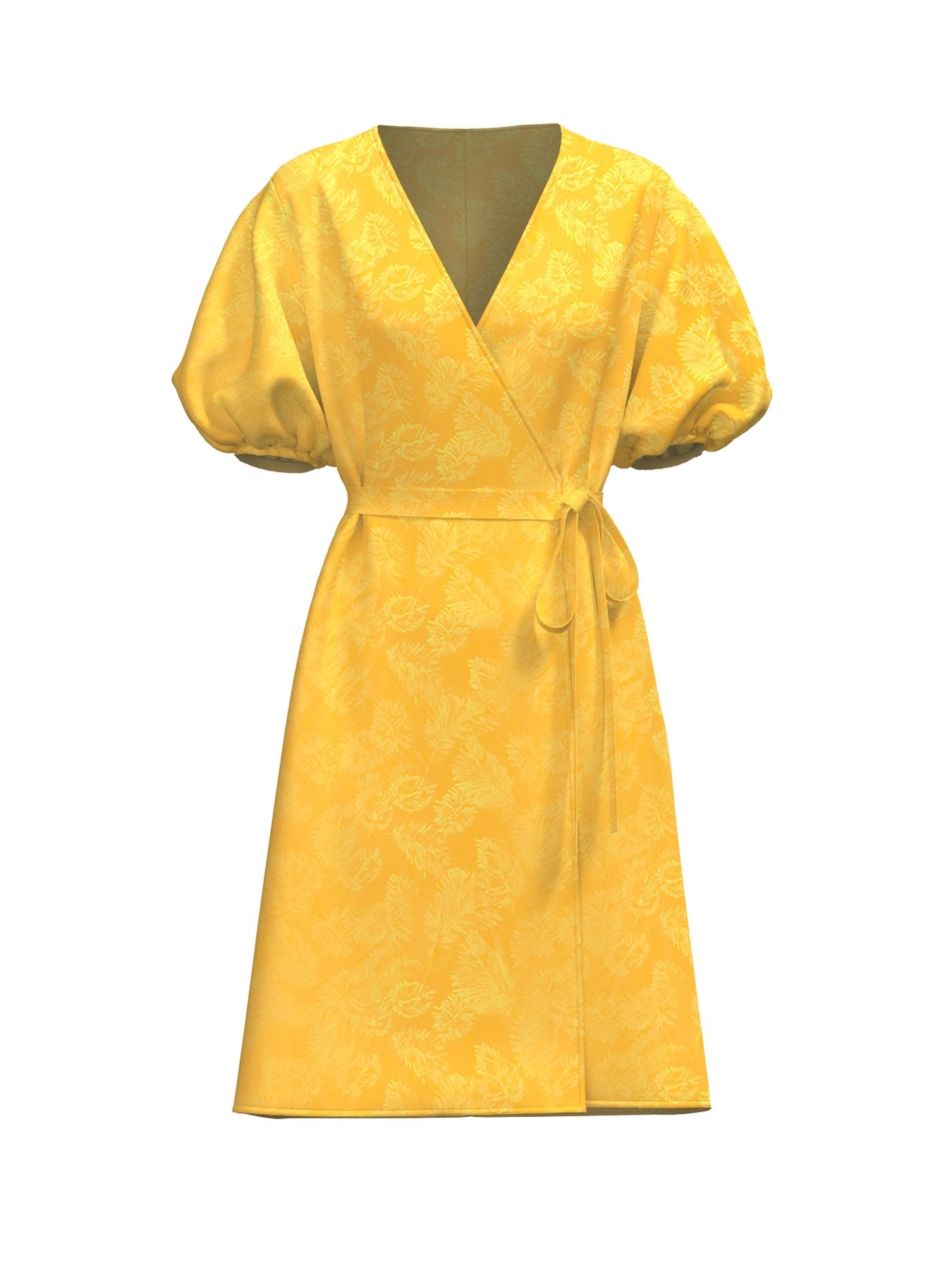 Yali Dress - Zeen Mustard - diarrablu