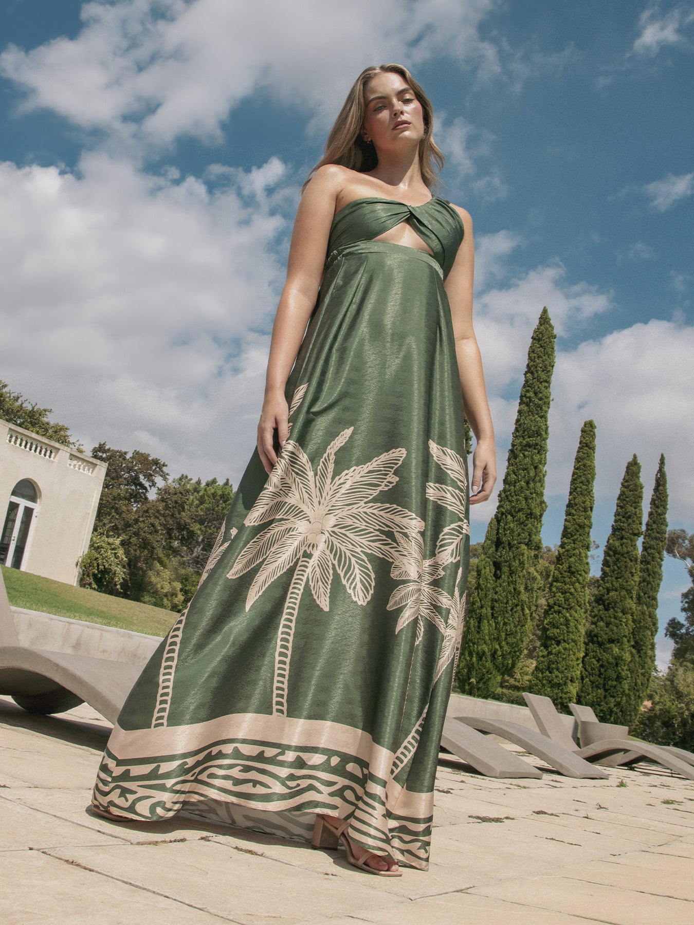 Dalia Dress - Coria Olive