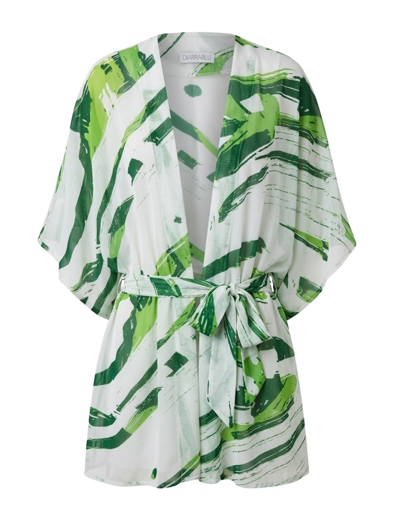 Cabana Kimono and Pants Set - Garden Vert