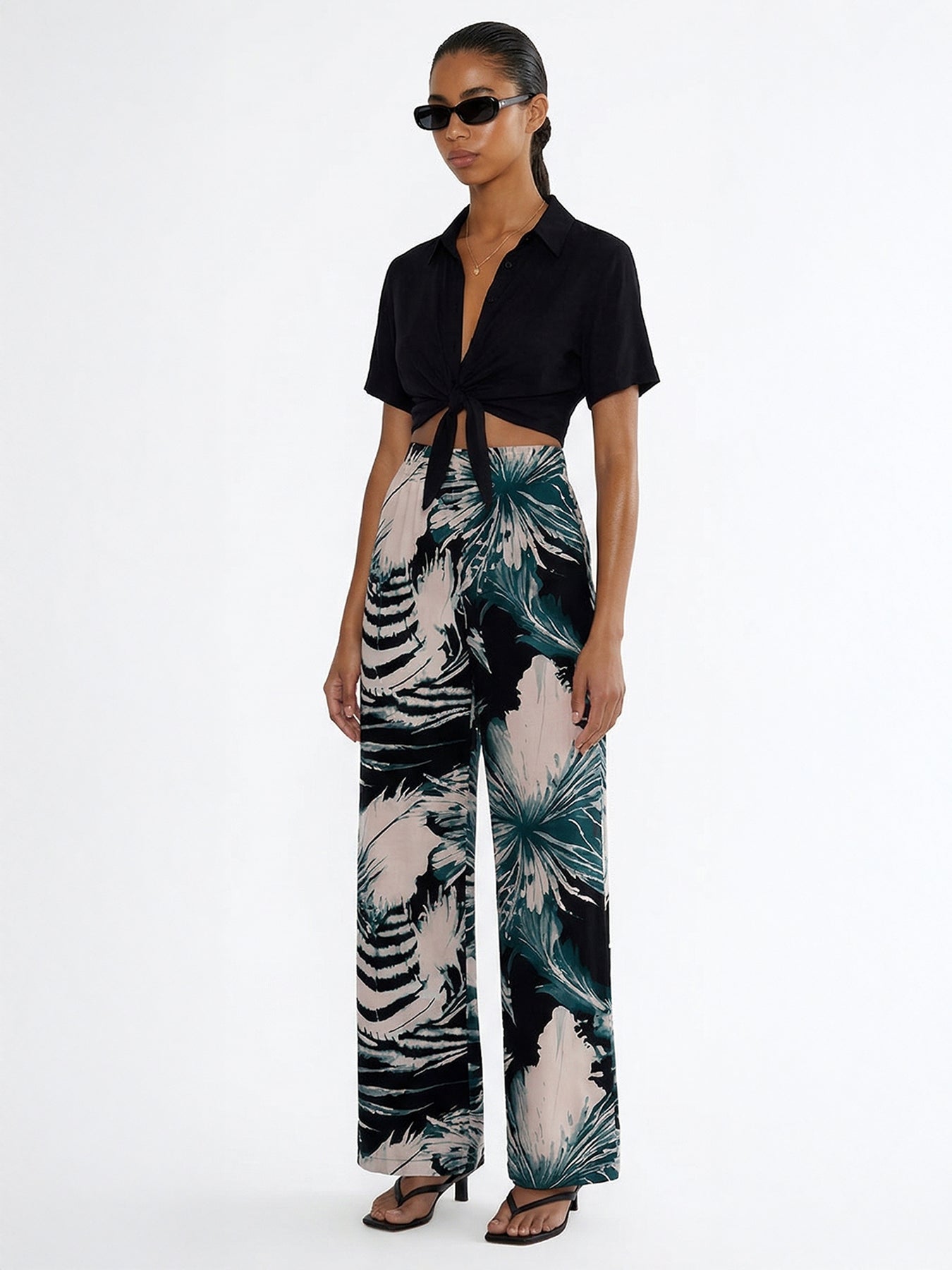 Leer Pants - Toya Teal