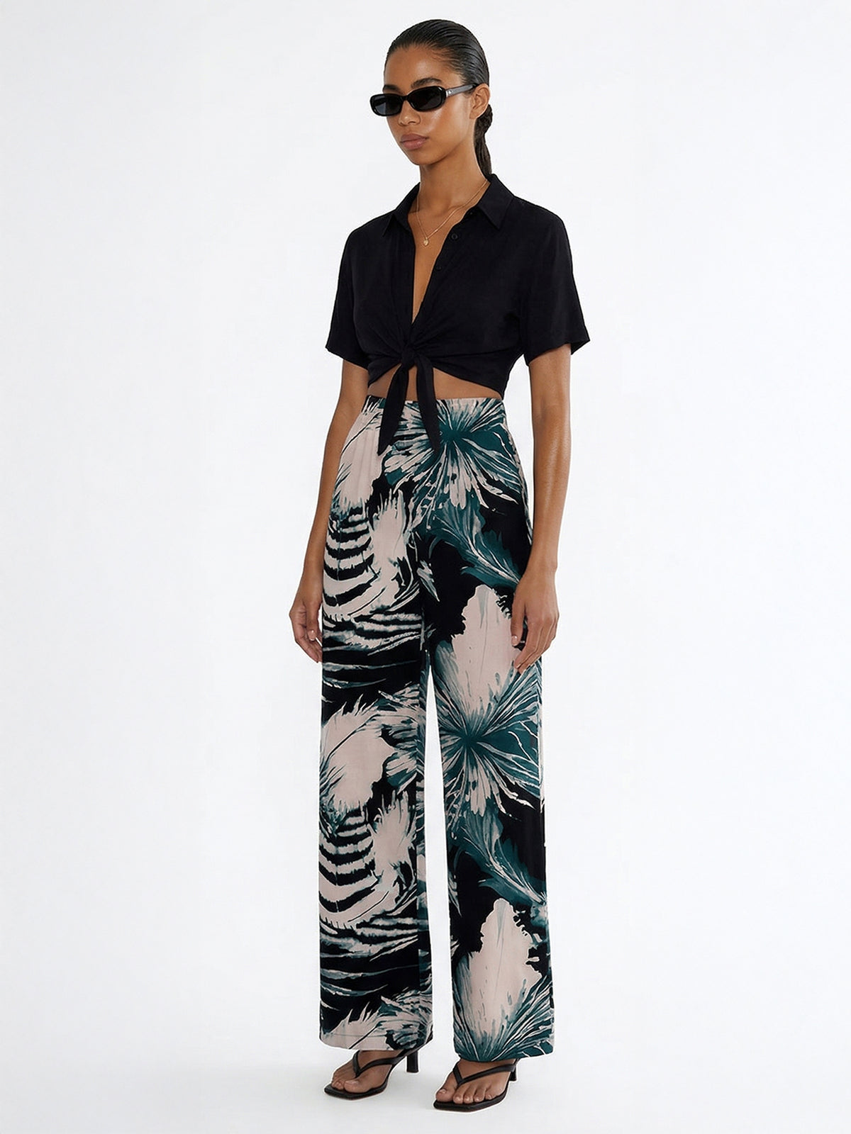 Leer Pants - Toya Teal