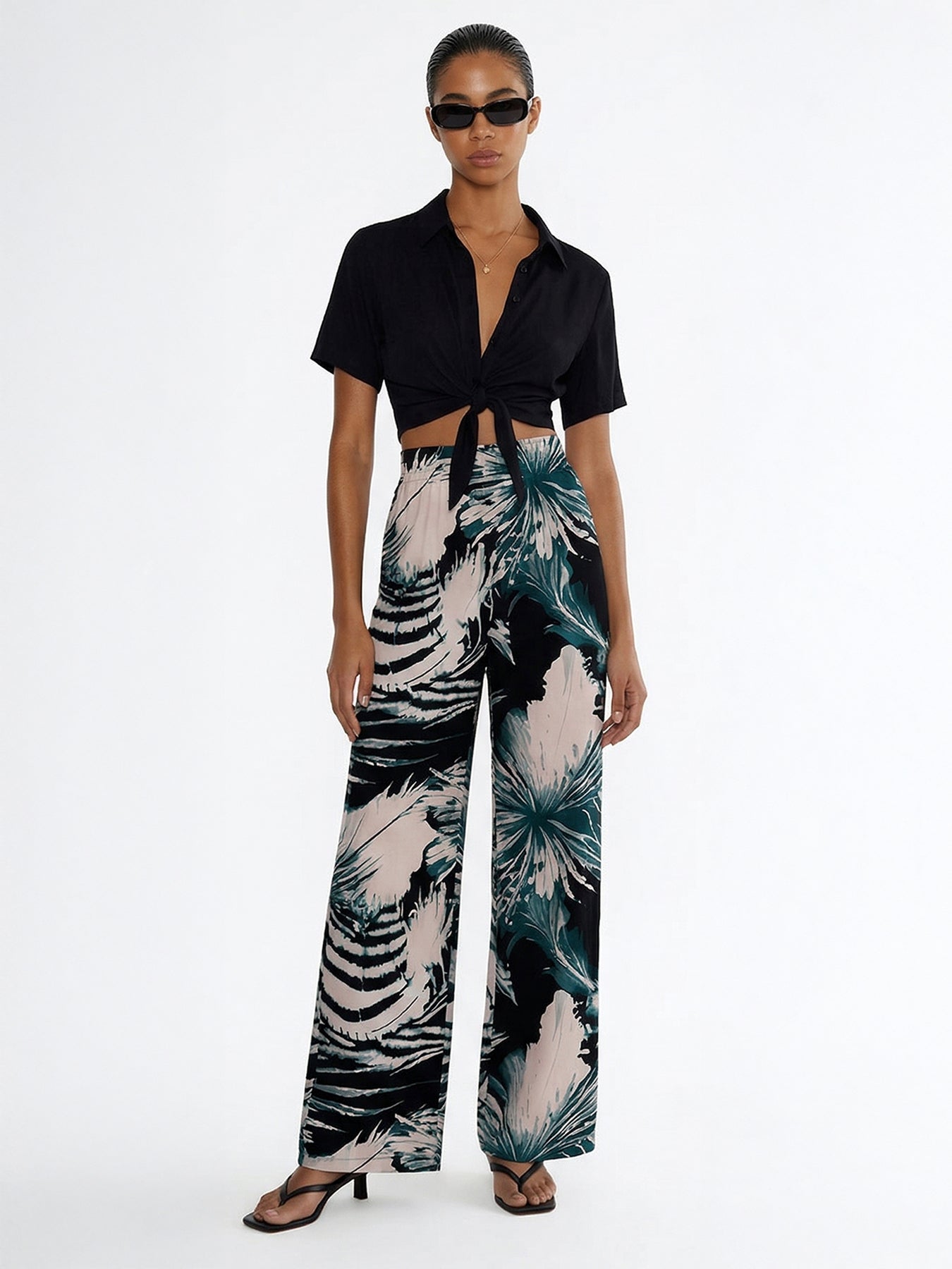 Leer Pants - Toya Teal