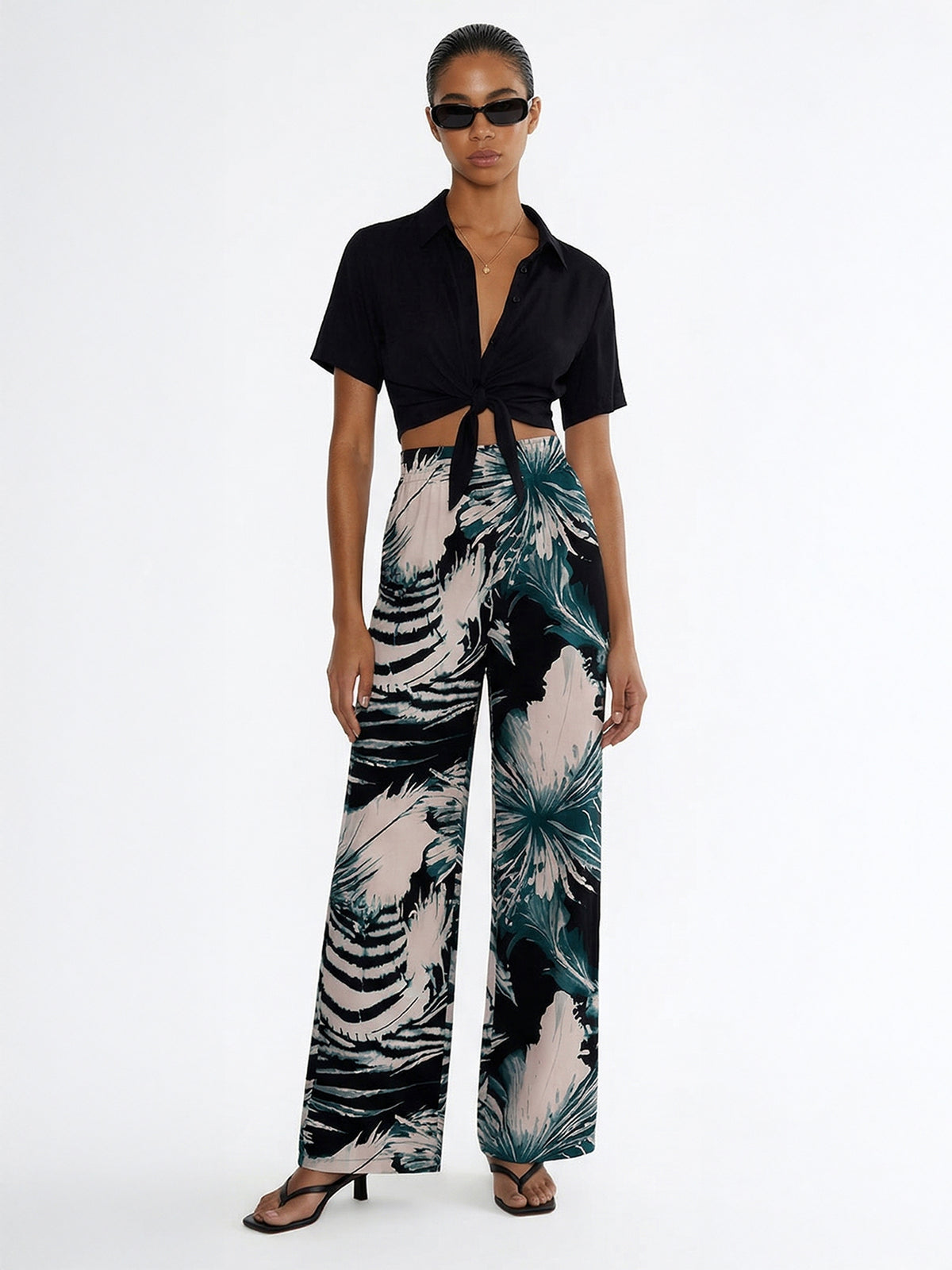 Leer Pants - Toya Teal
