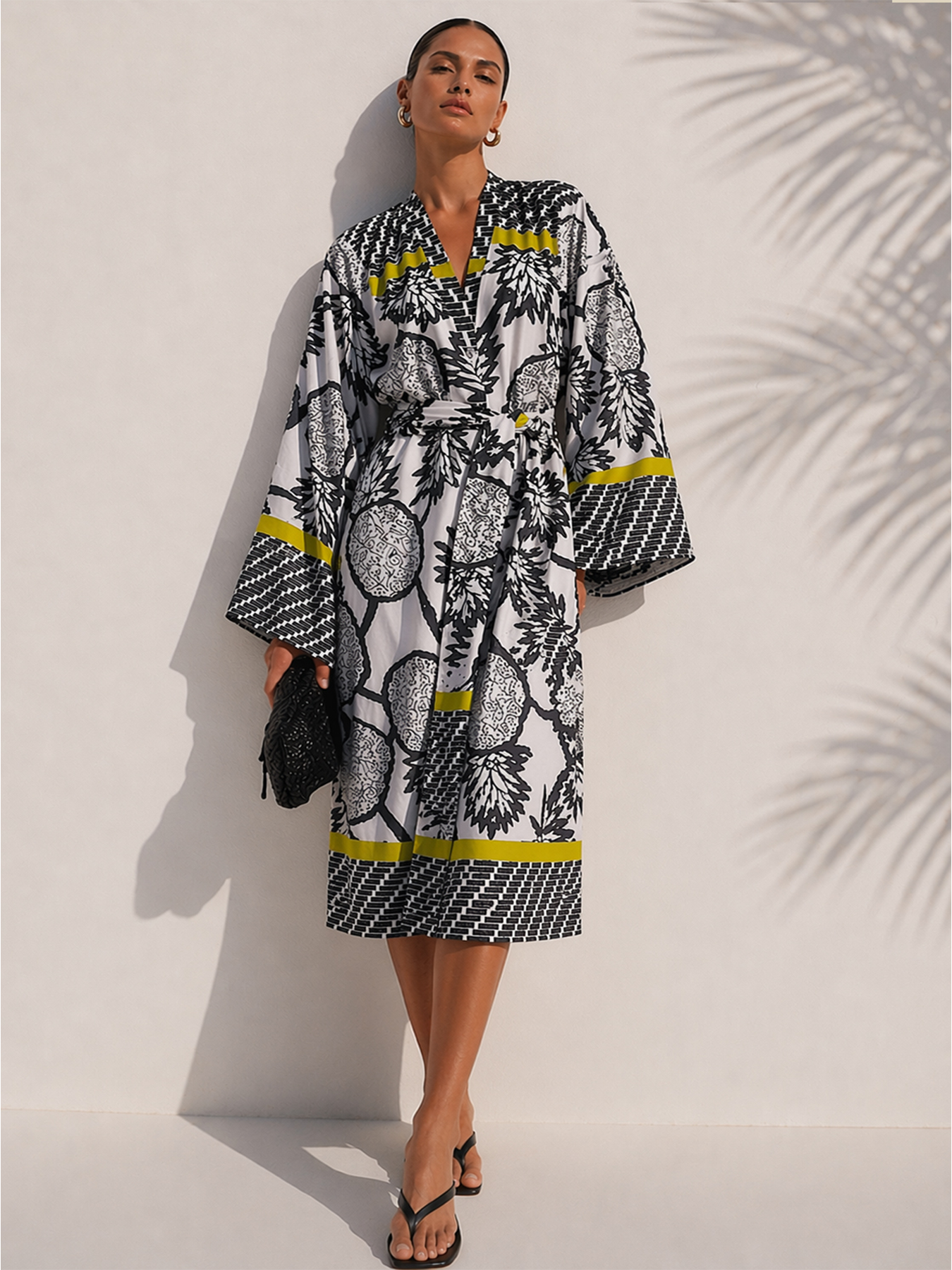 Awa Ben Kimono - Ananas Yellow