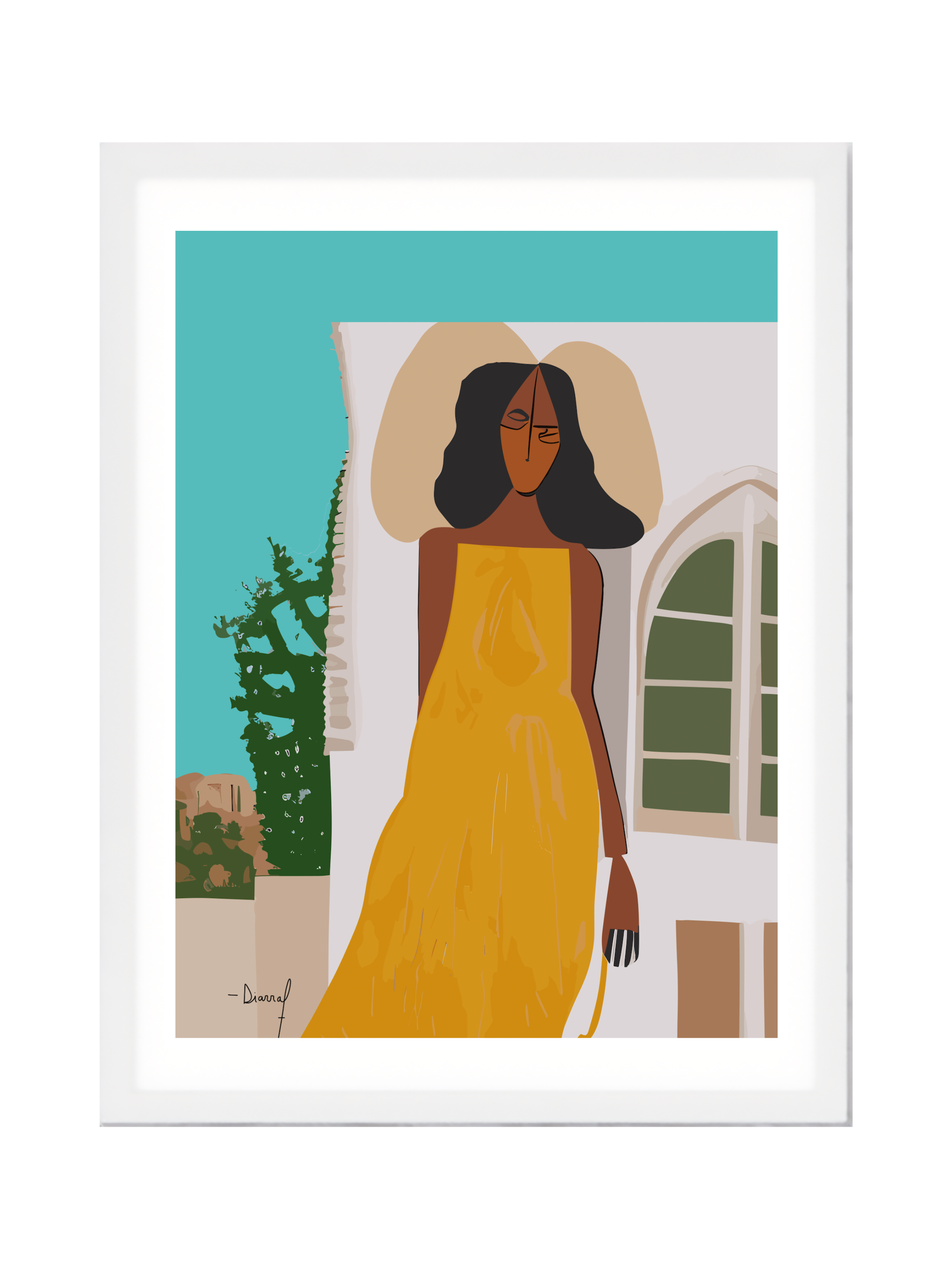 Tilene Walk | Framed Art Print