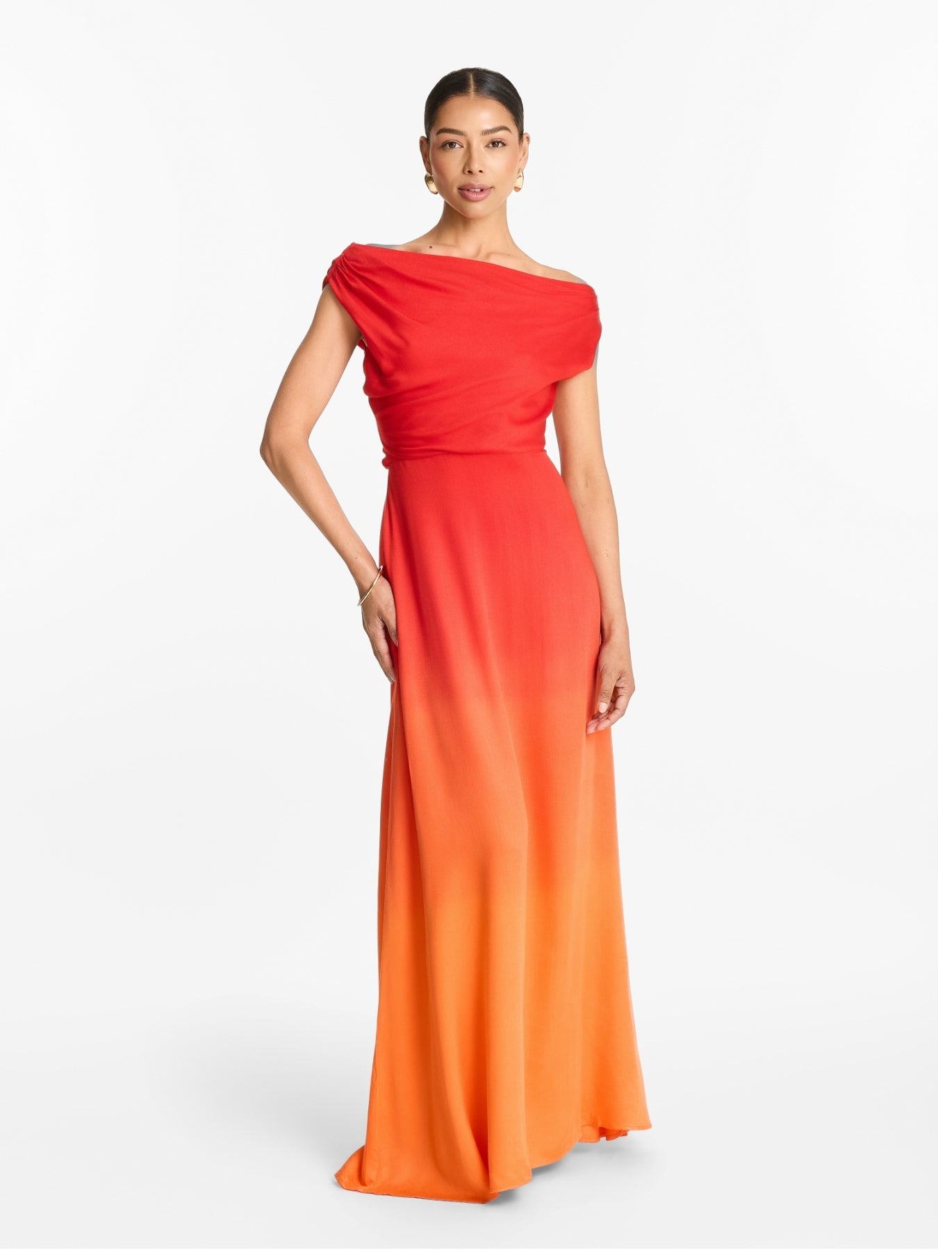 Alba FSC® Certified Viscose Dress - Ombra Sherbet