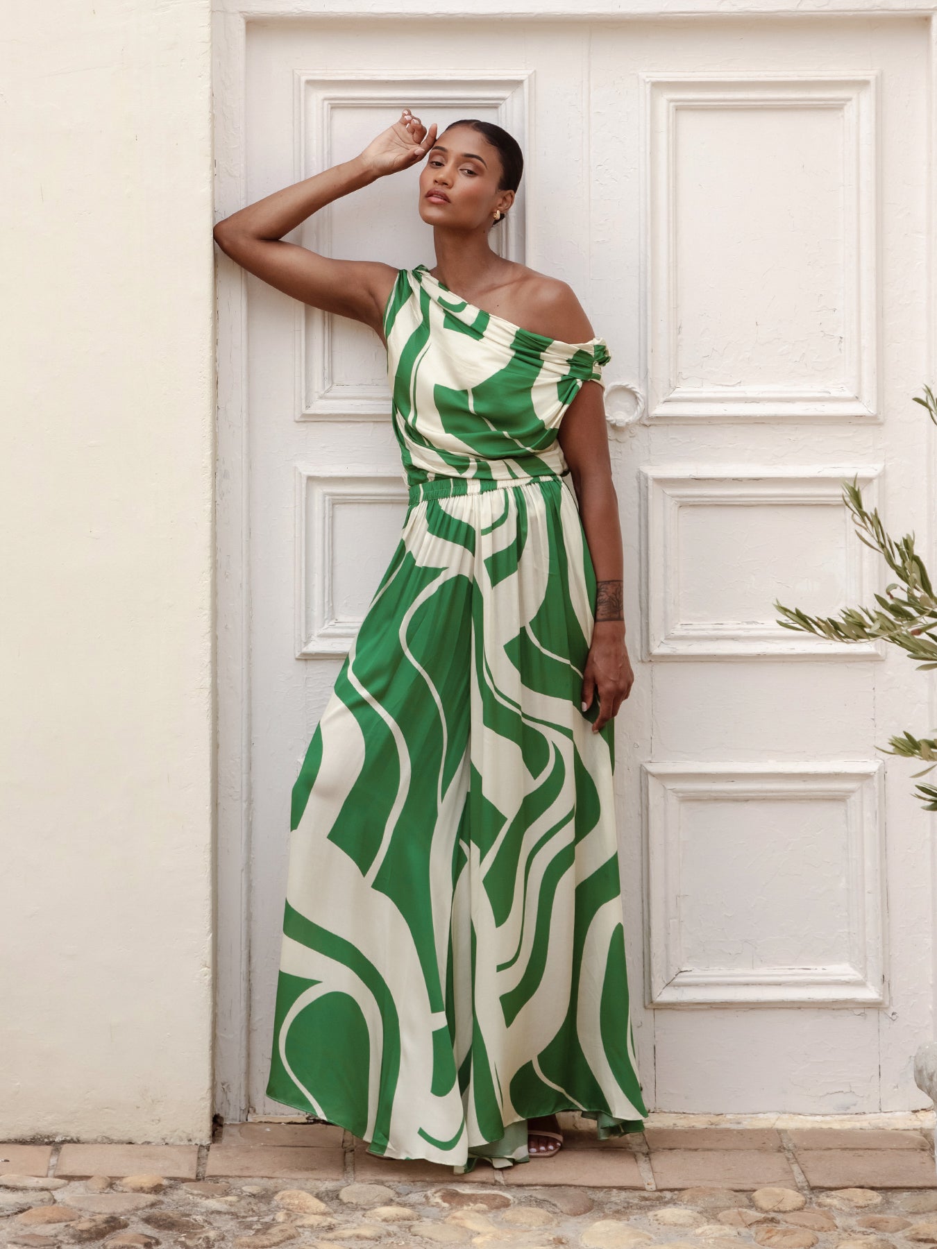 Alba FSC® Certified Viscose Top – Luze Olive