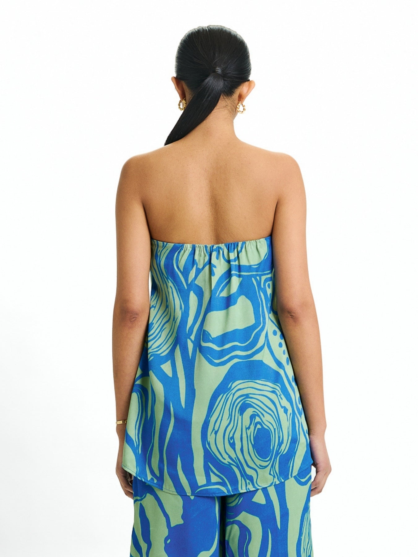 Anais FSC® Certified Viscose Top - Tima Mint