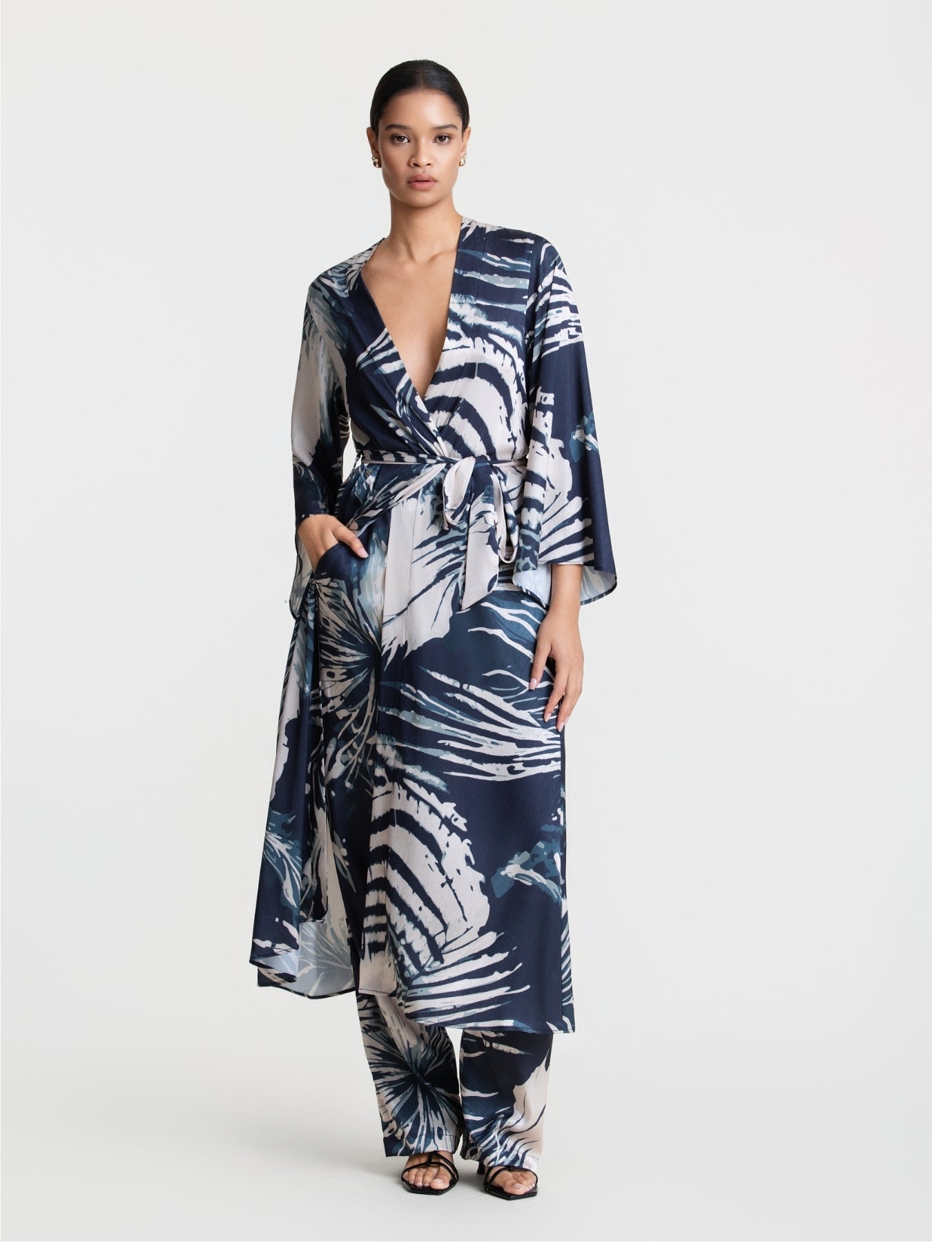 Awa Kimono - Toya Teal