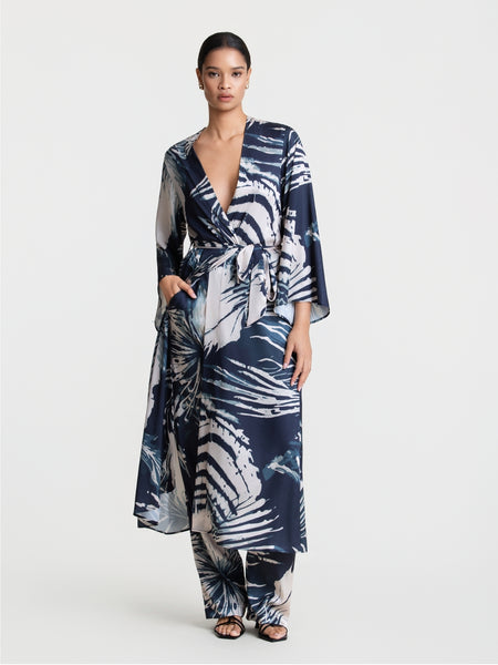 Awa Kimono - Toya Teal