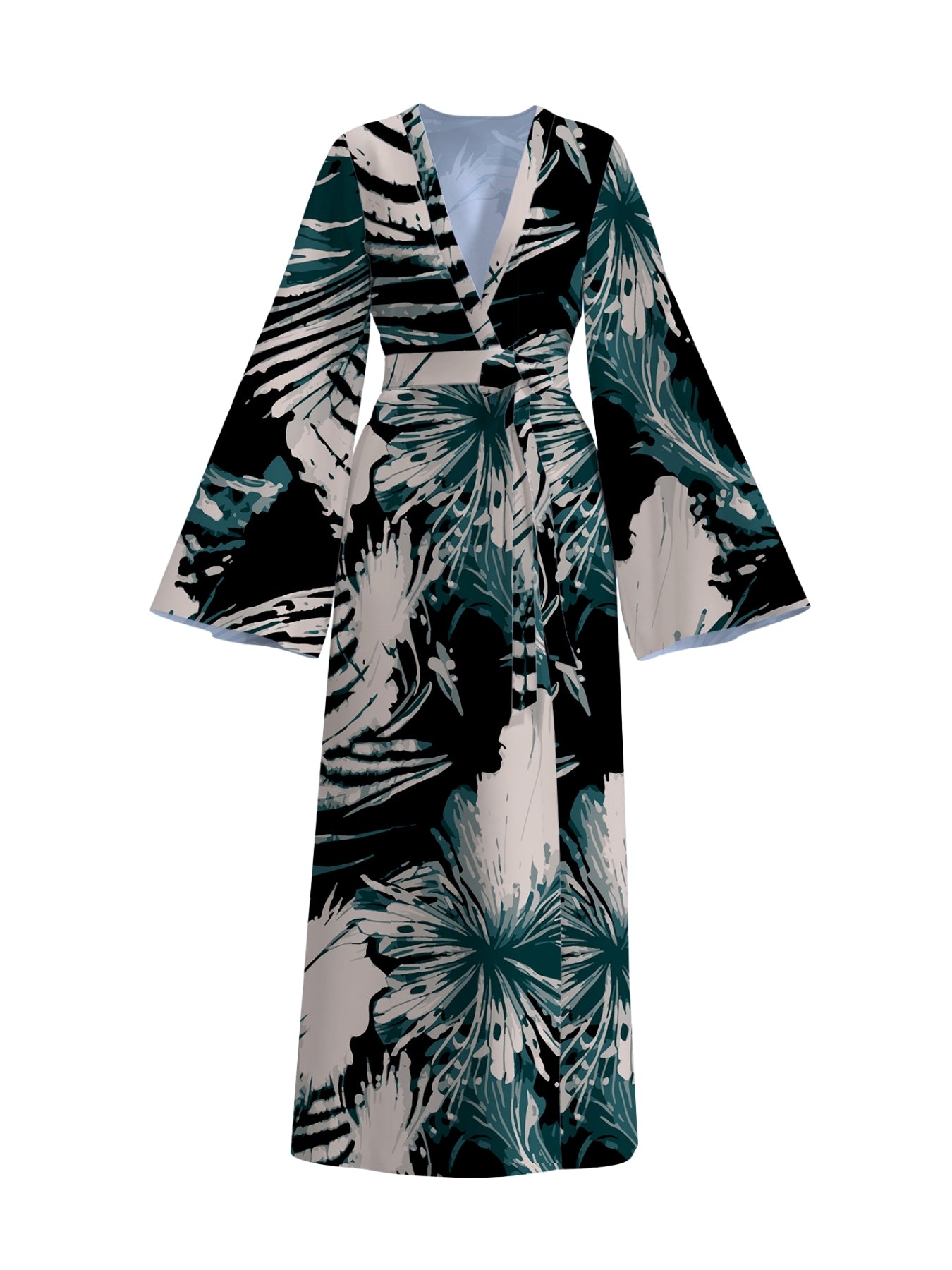 Awa Kimono - Toya Teal