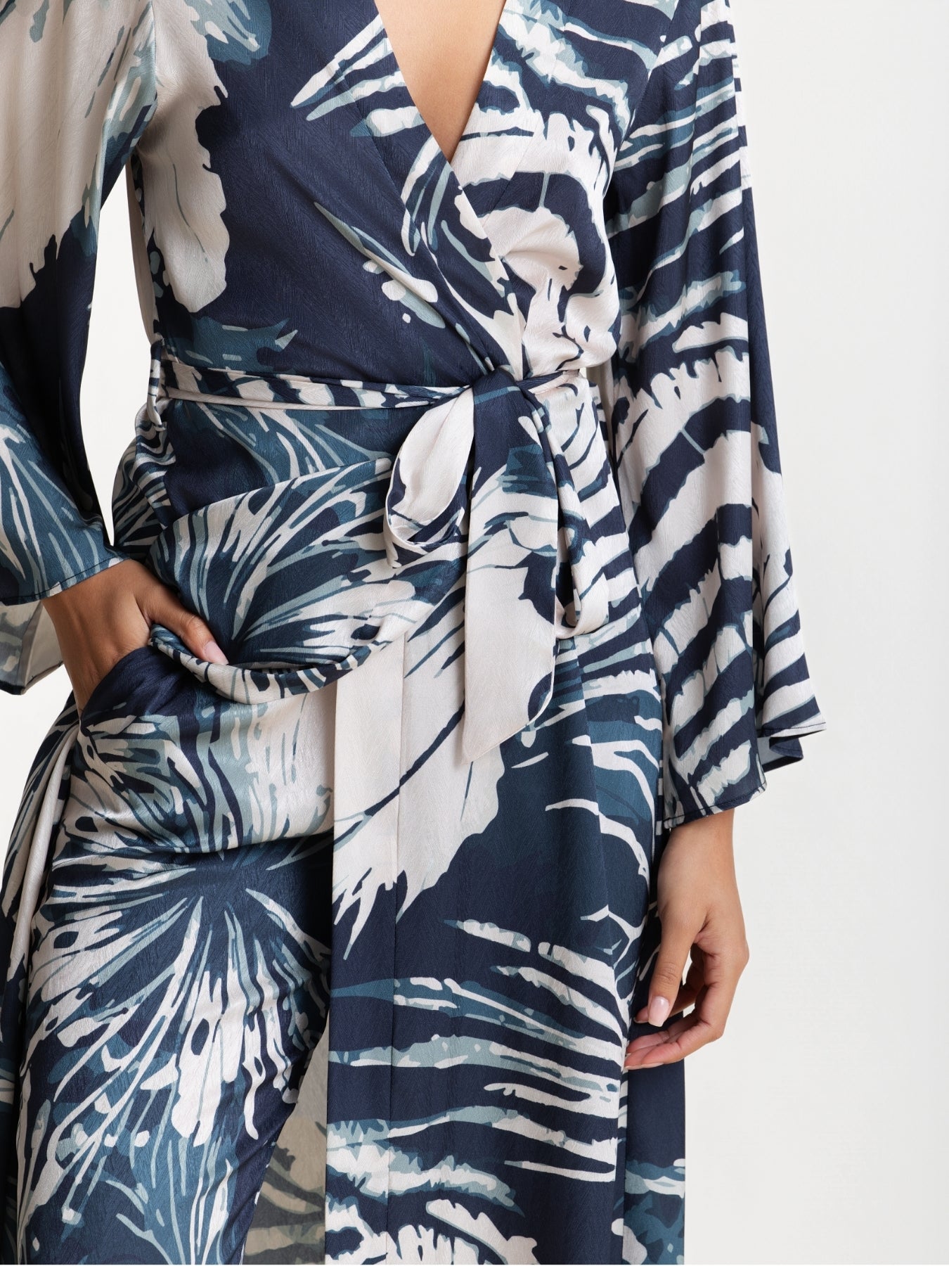 Awa Kimono - Toya Teal