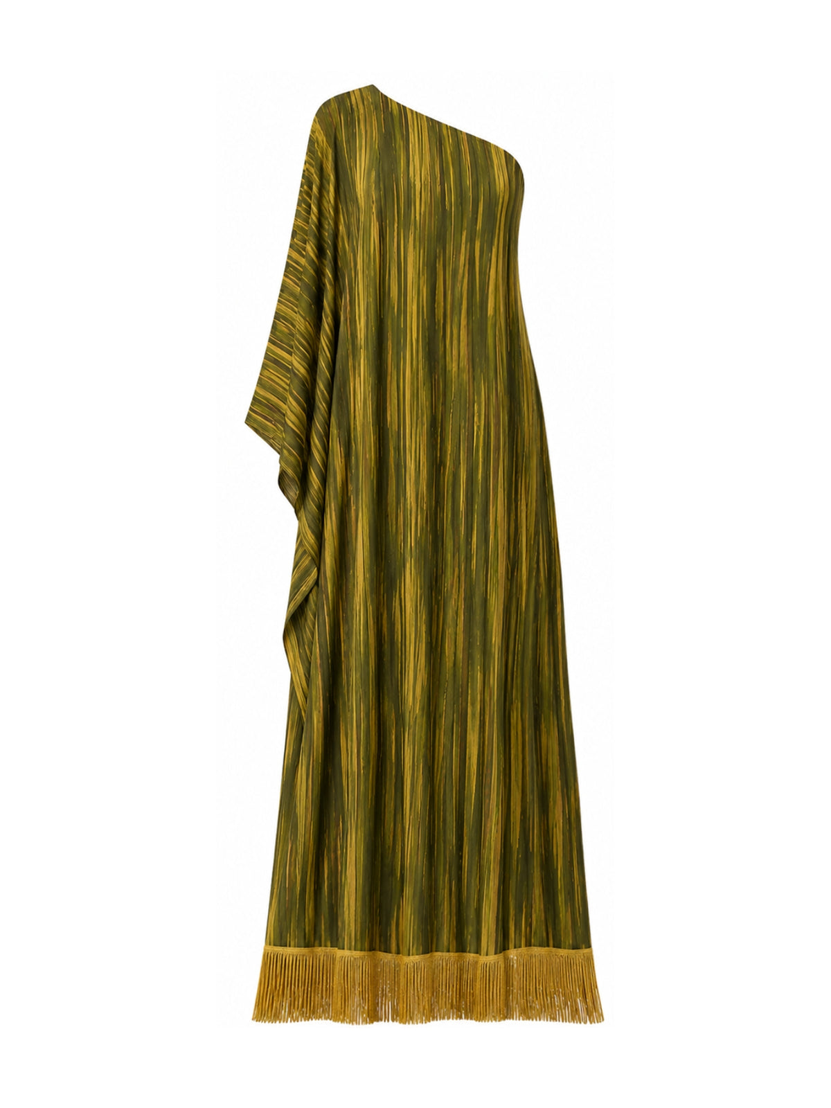 Beaded Tassel Satu Dress - Erma Olive