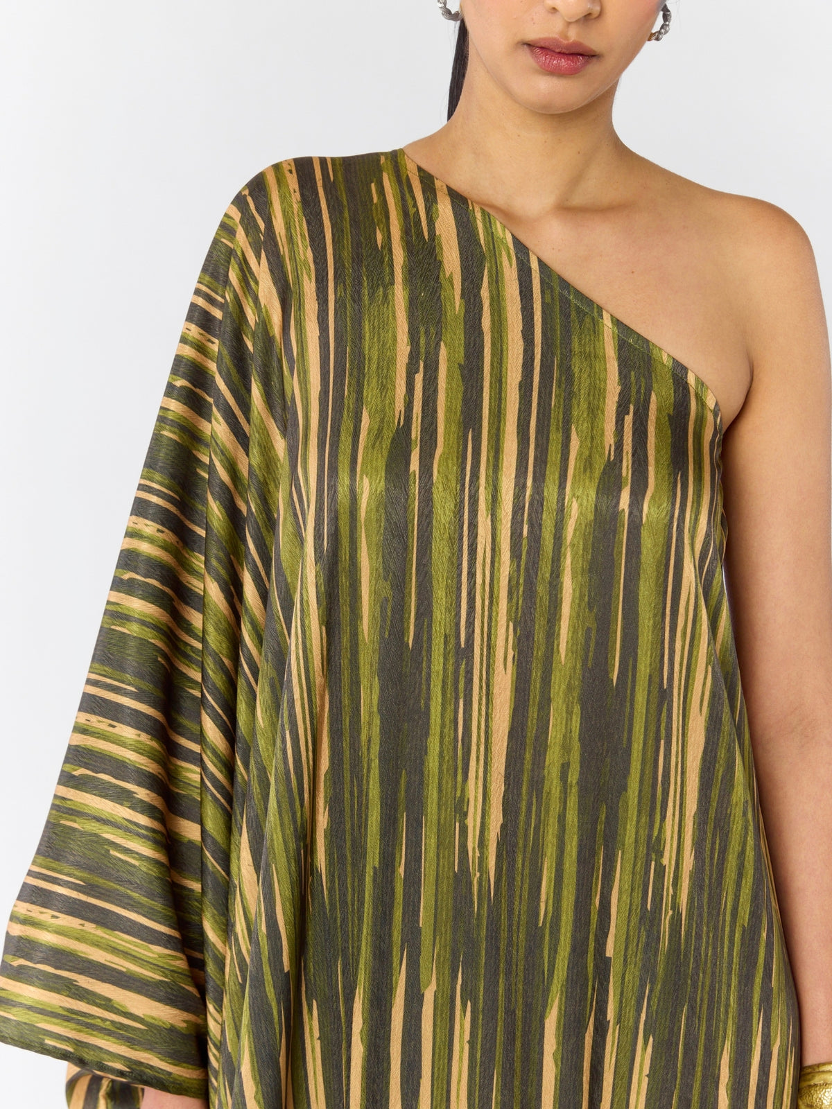Beaded Tassel Satu Dress - Erma Olive