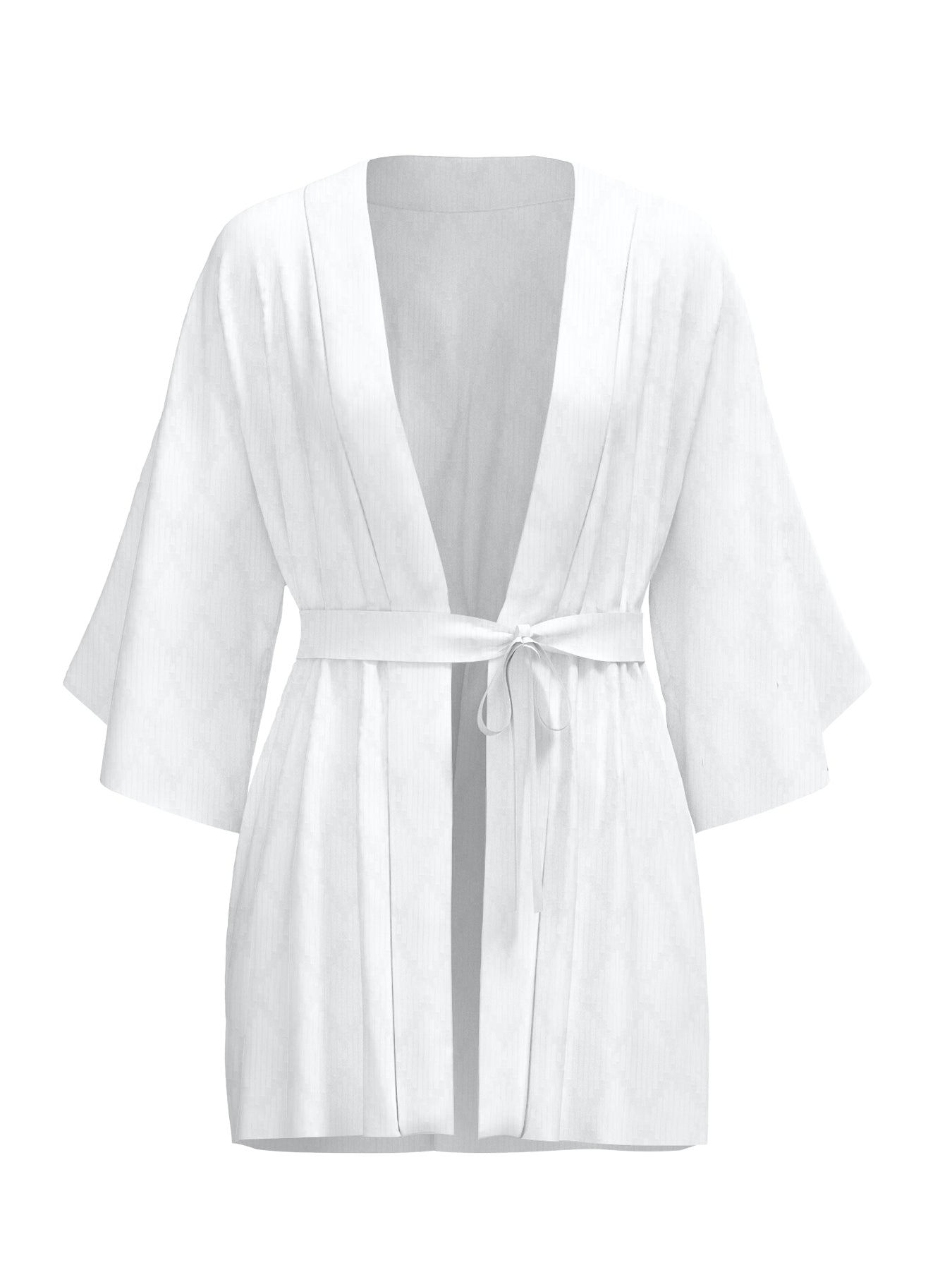 Cabana Cotton Kimono – Ondas Blanc
