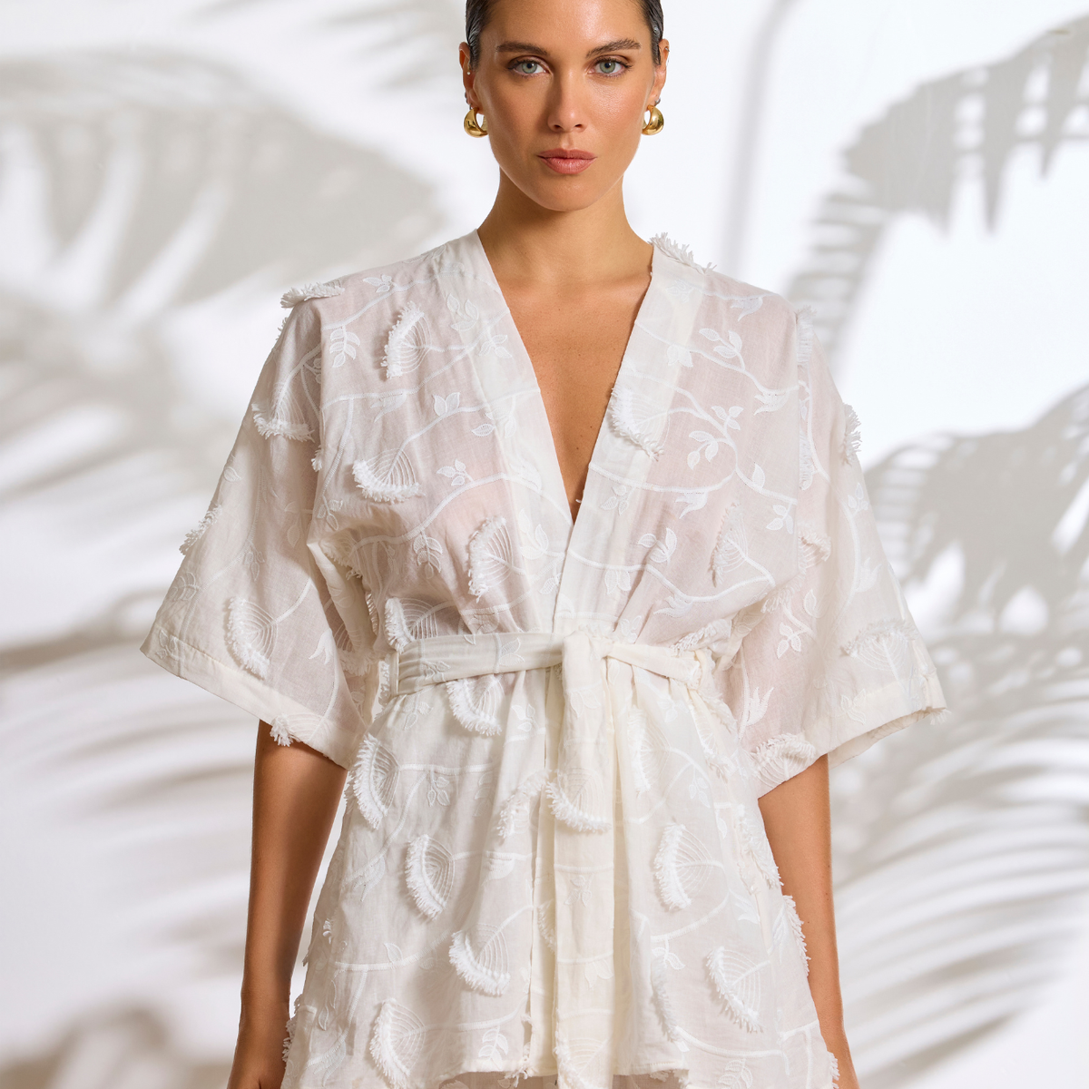 Cabana Kimono - Kheff Blanc display picture 2