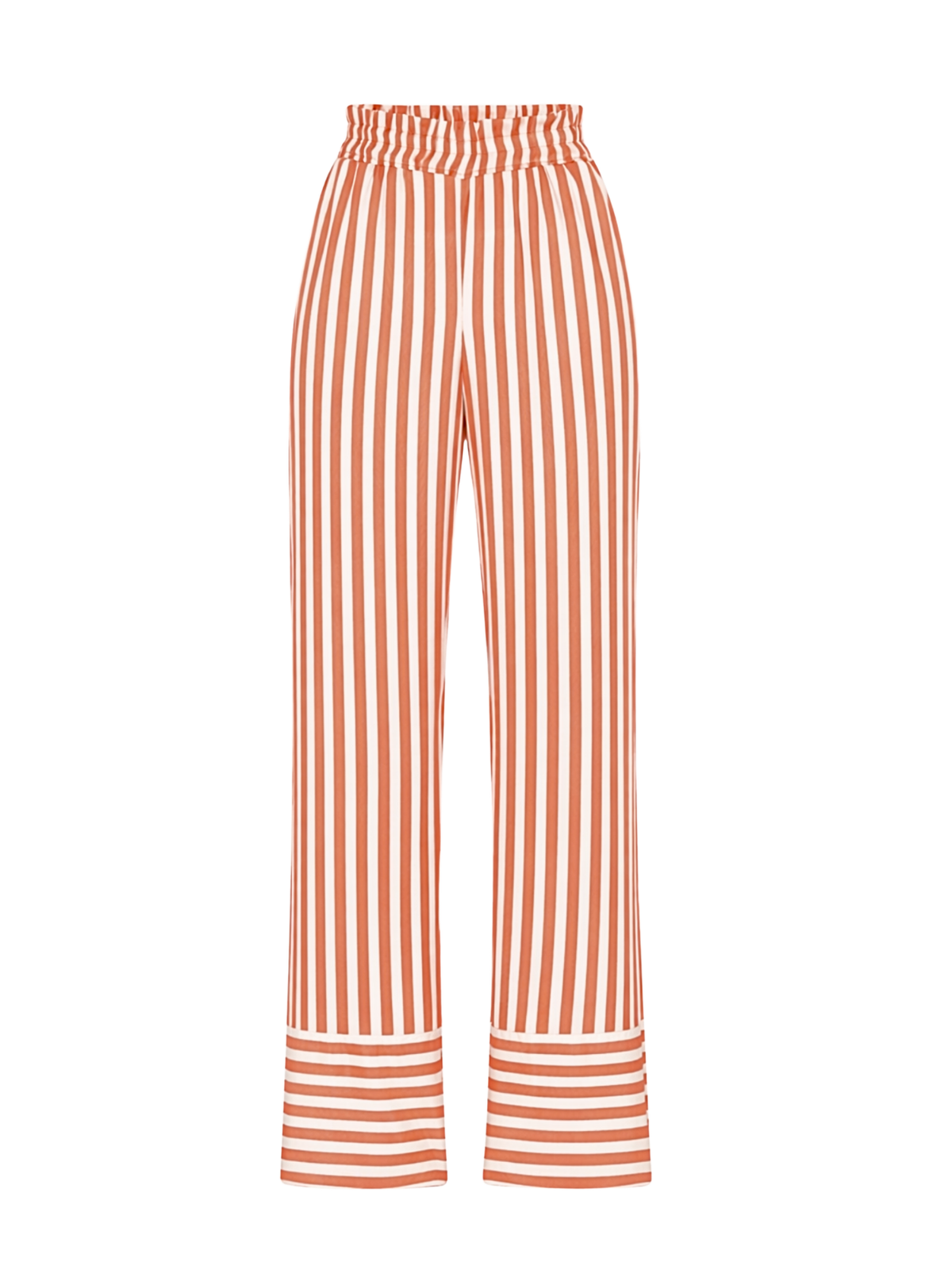 Cabana Kimono and Pants Set - Lines Coral