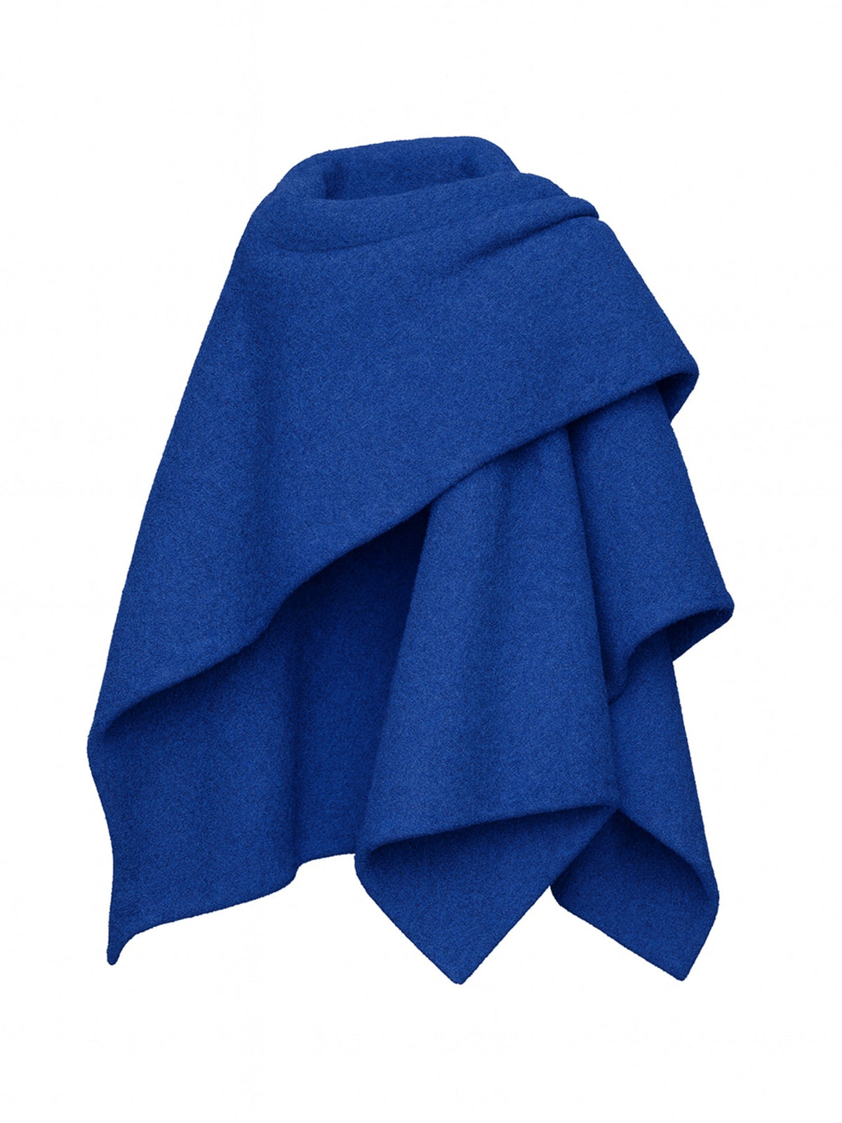 Wrap Cape  - Solid Blue