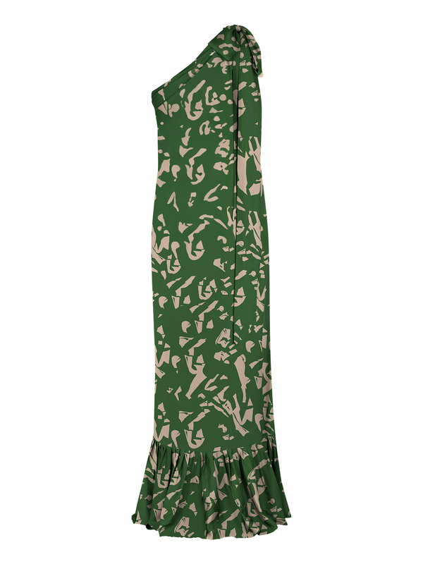 Diago Dress - Batik Vert