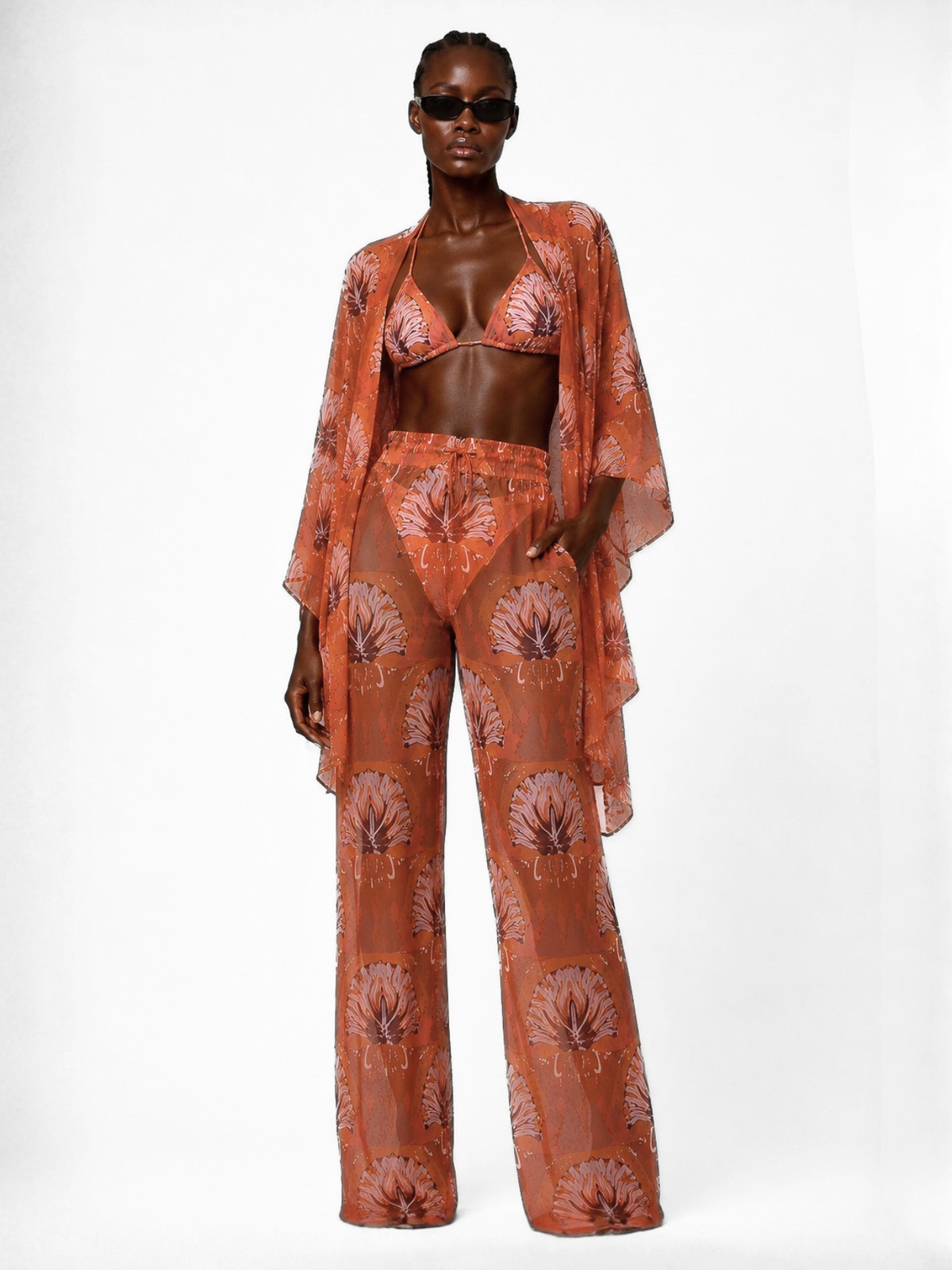 Leer Pants - Scala Coral