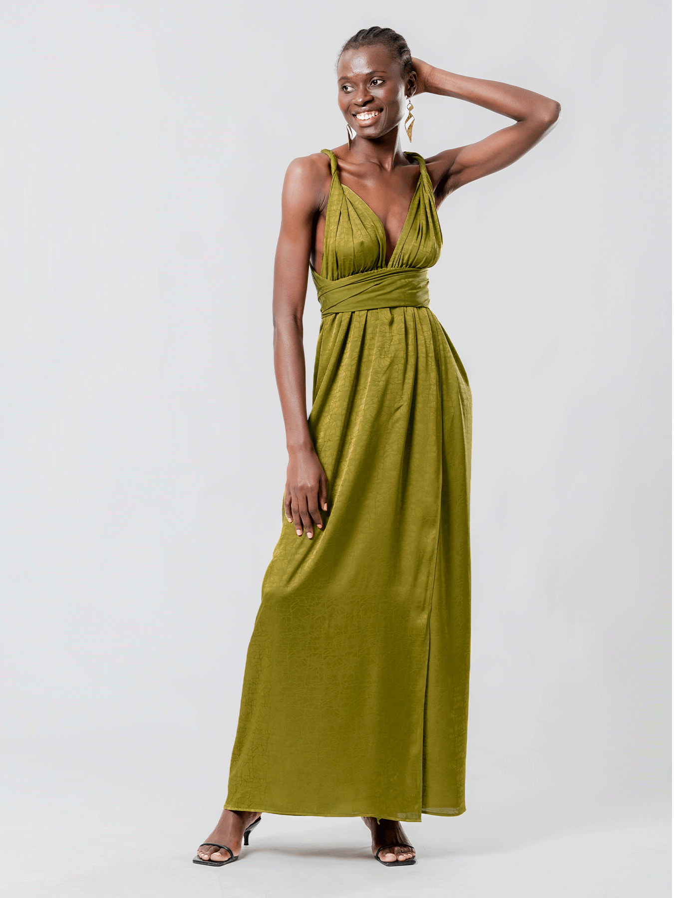 Mailys Dress - Ayel Olive