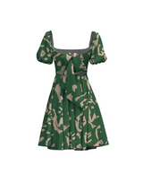 Sana Dress - Batik Vert