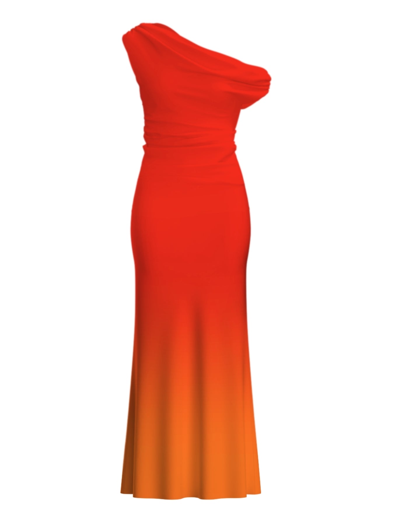 Alba FSC® Certified Viscose Dress - Ombra Sherbet