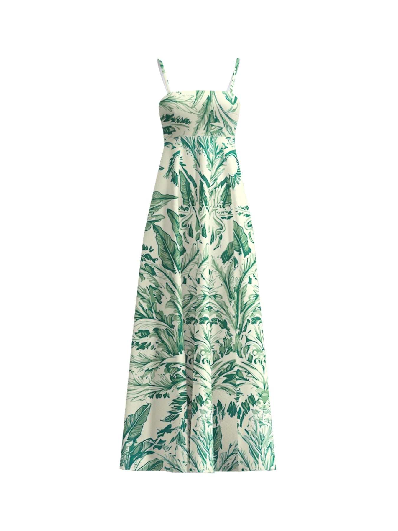 Printed Cotton Poplin Oria Dress - Toile Olive