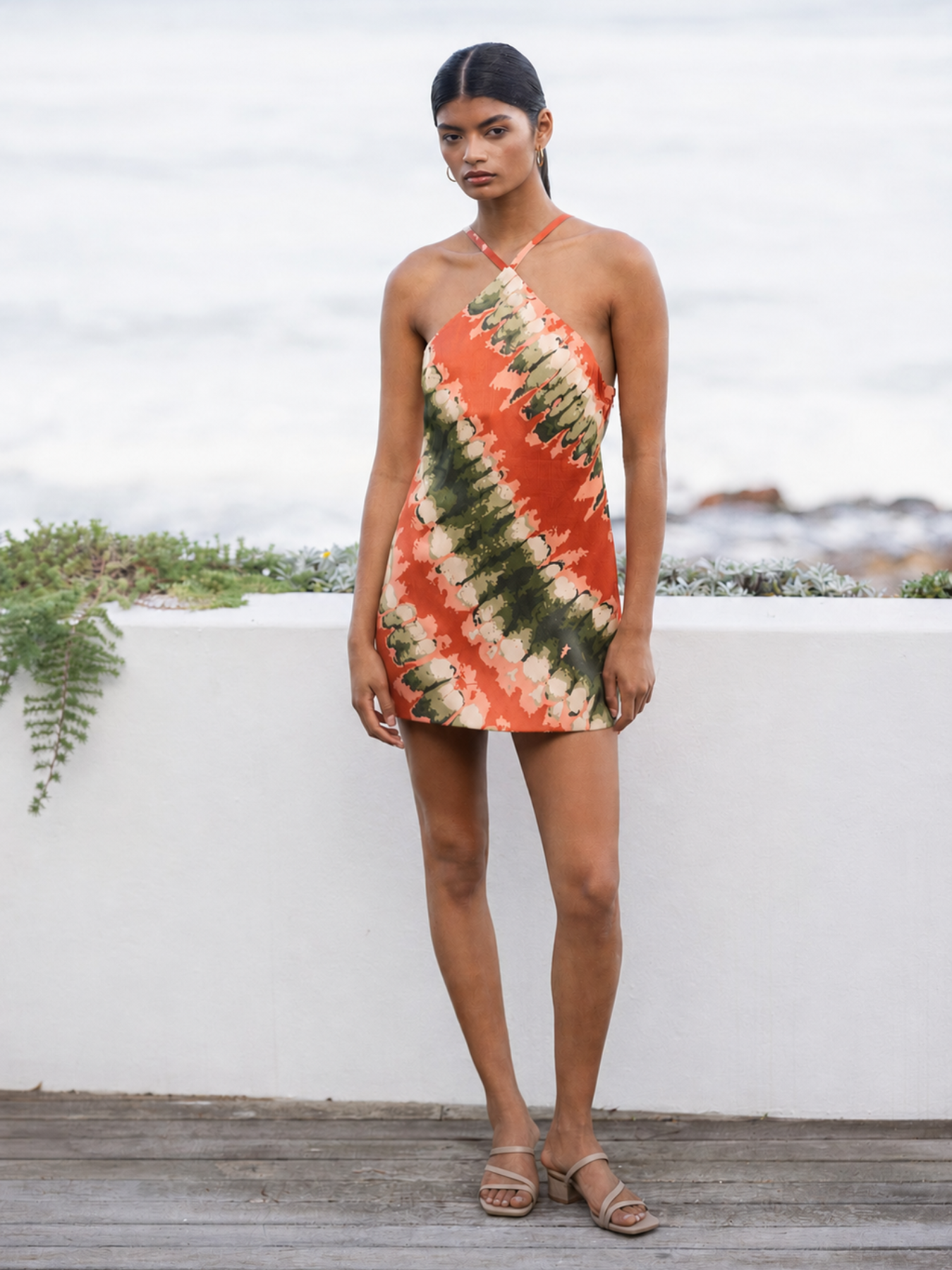 Era FSC® Certified Viscose Dress - Raki Orange