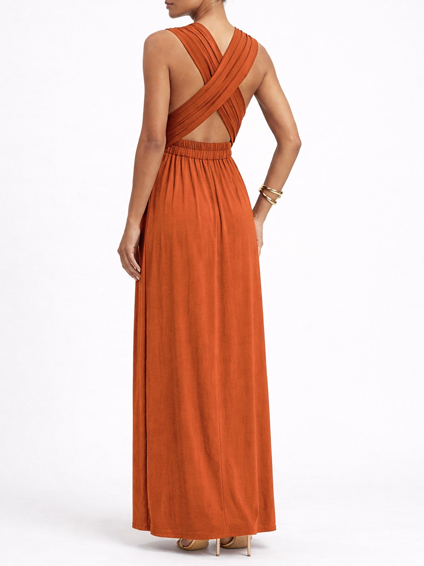 Mailys Dress - Solid Rust
