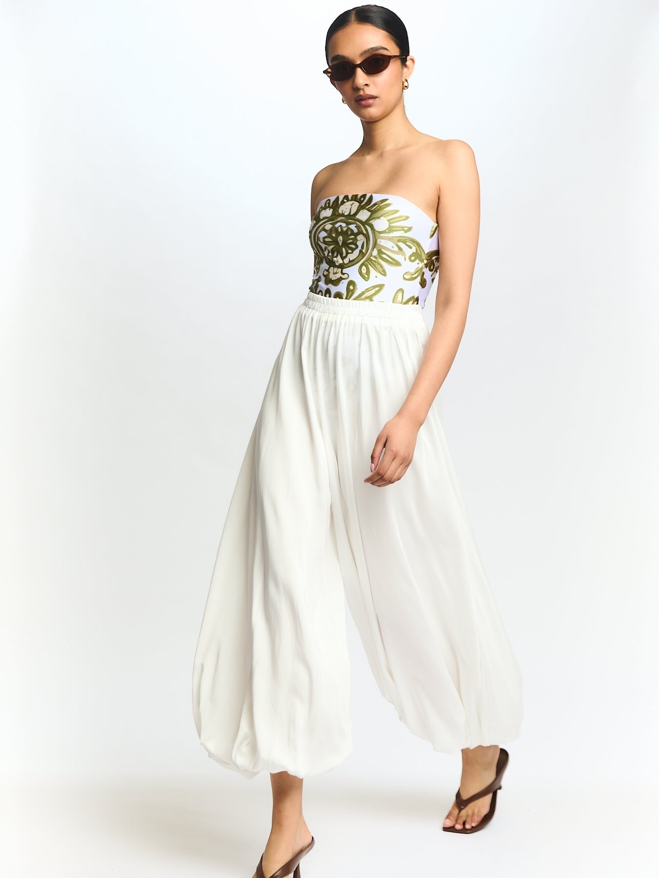 Genie Pants - Solid Blanc