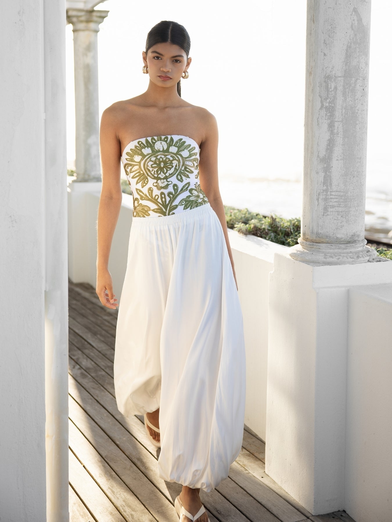 Genie Pants - Solid Blanc