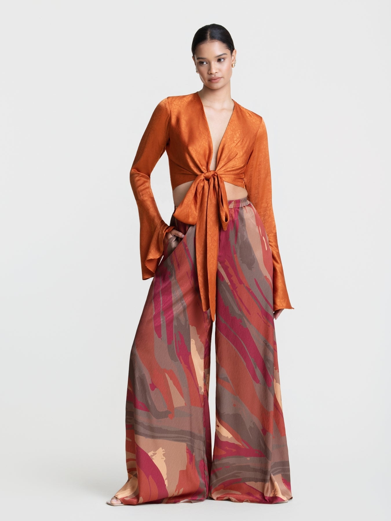 Hana Pants - Aura Rouge