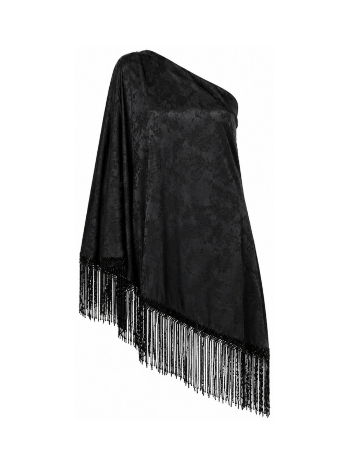 Beaded Tassel Irma Top - Zeen Noir