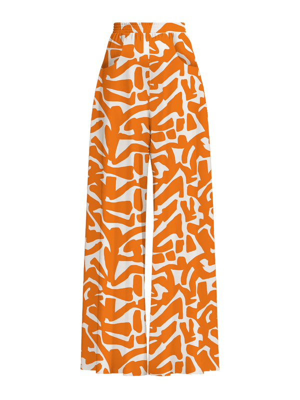 Sustainable Hana Pants - Tali Orange