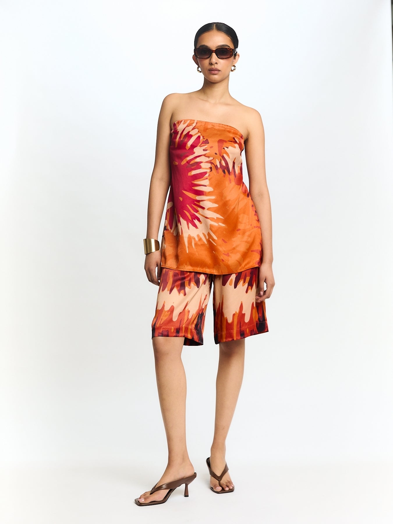 Jeyna Shorts - Magma Orange
