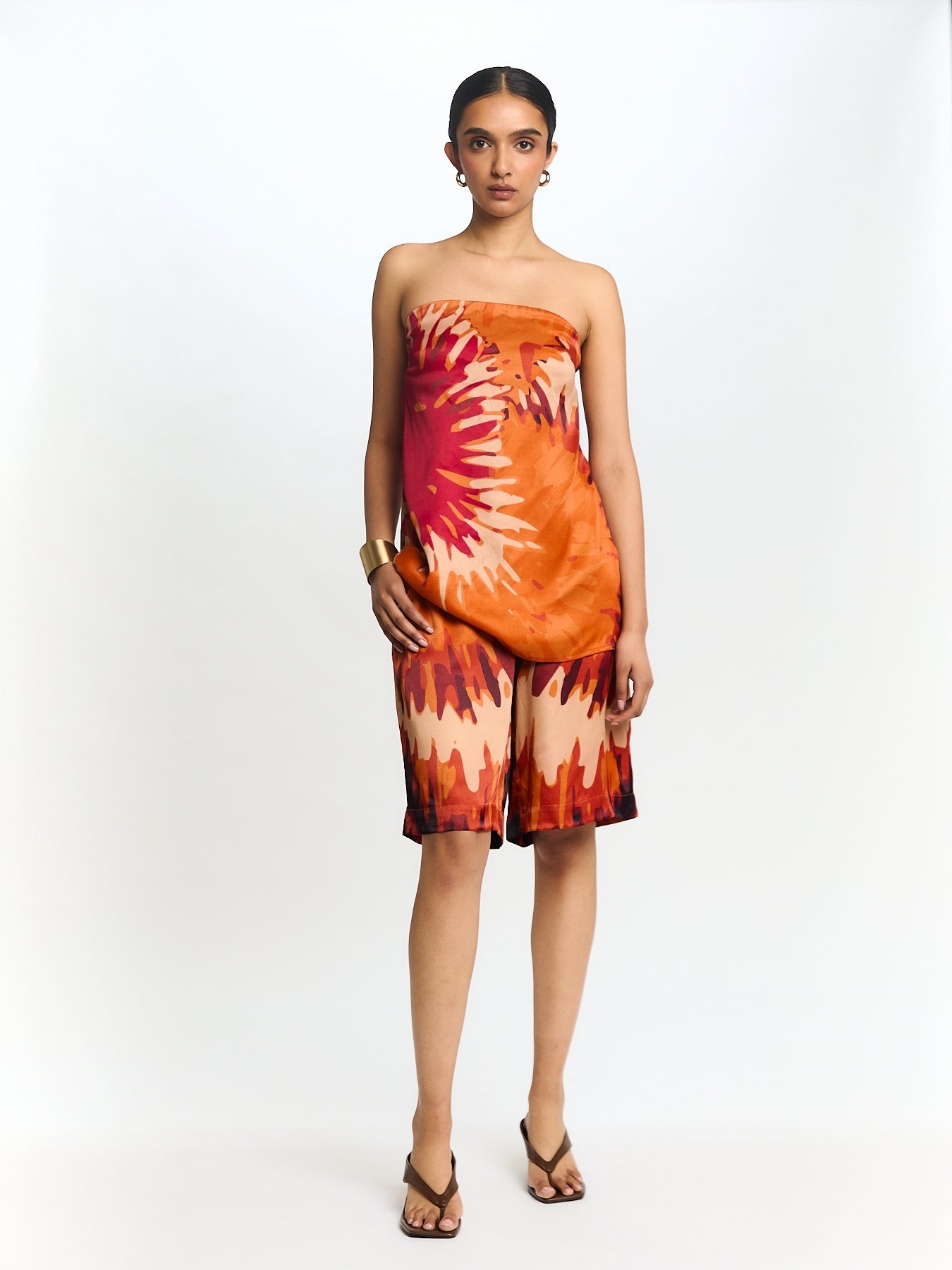 Jeyna Shorts - Magma Orange