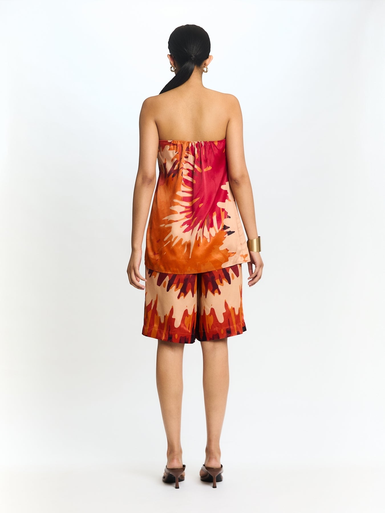 Jeyna Shorts - Magma Orange