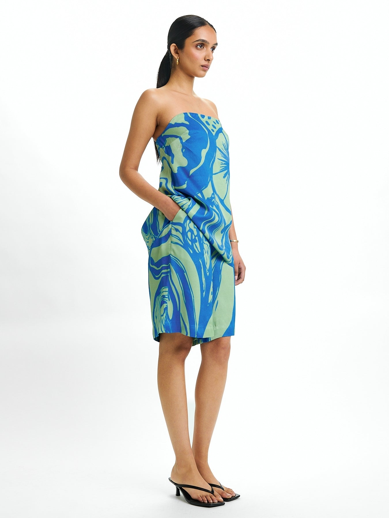 Jeyna FSC® Certified Viscose Shorts - Tima Mint