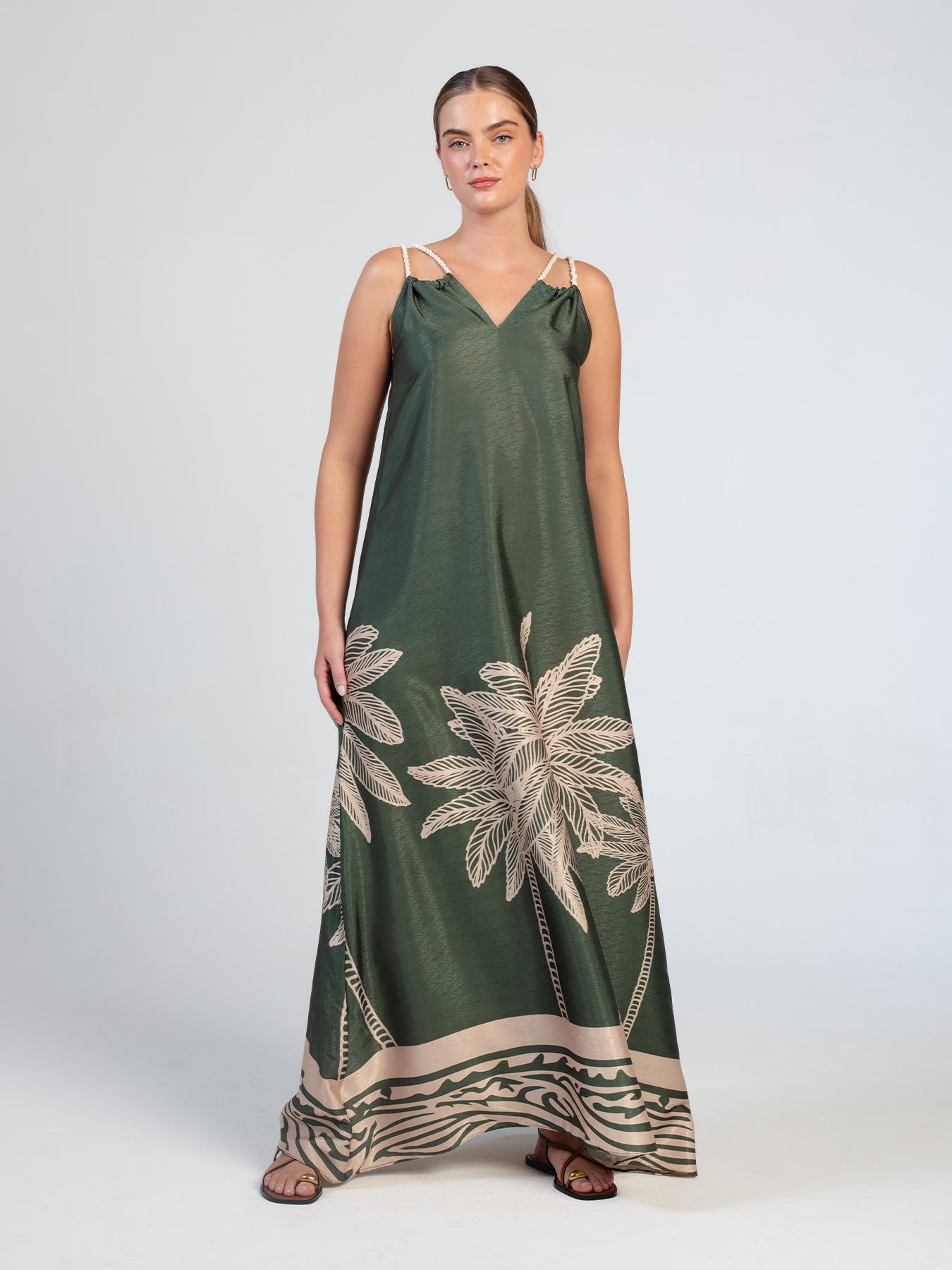 Jwana Dress - Coria Olive